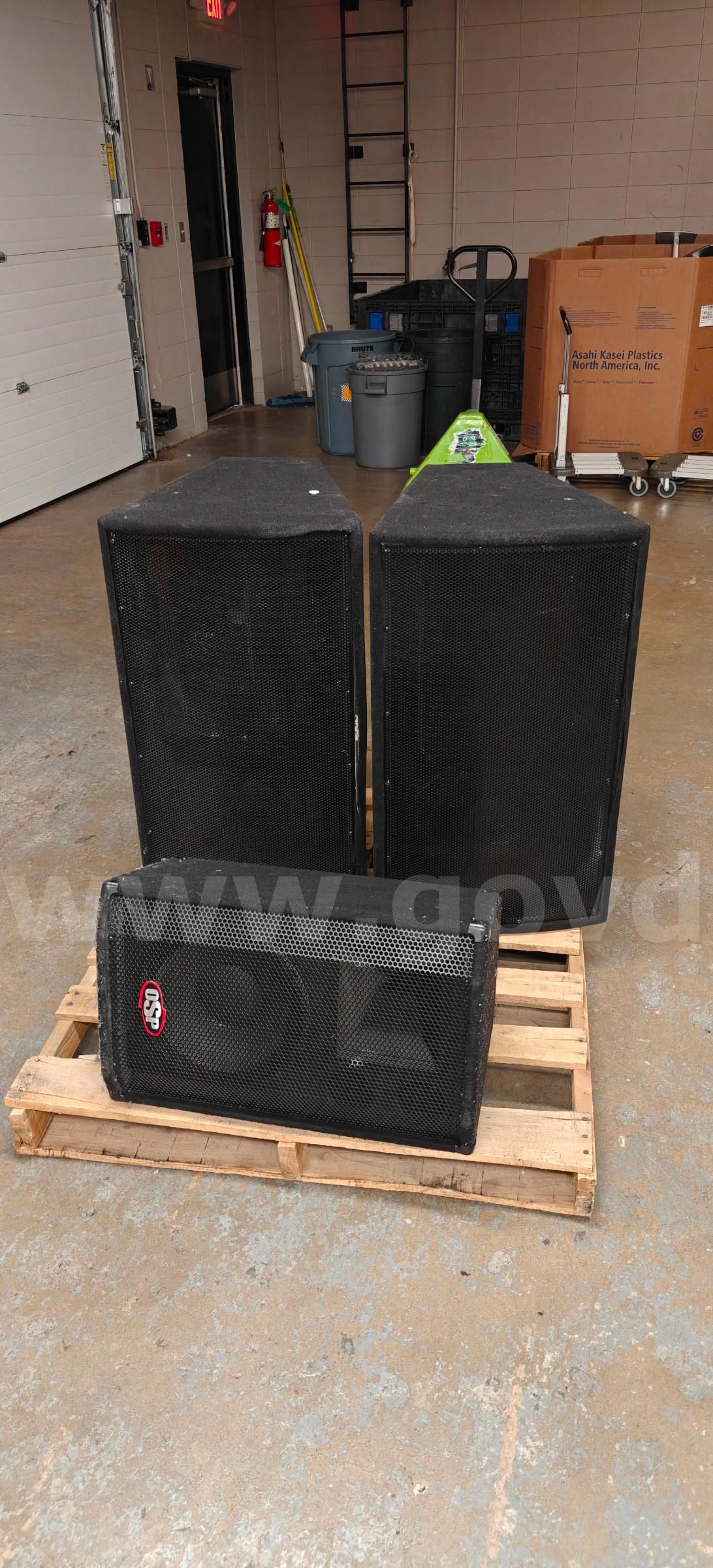 Large Speakers (Qty. 3) (Untested see description)