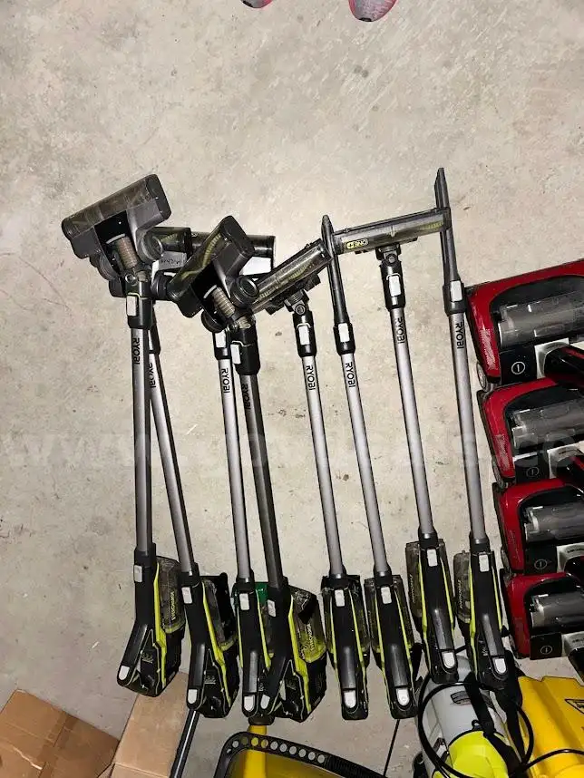 Lot of Misc. RYOBI Vacuums