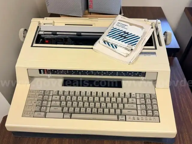 Sharp Electric Typewriter