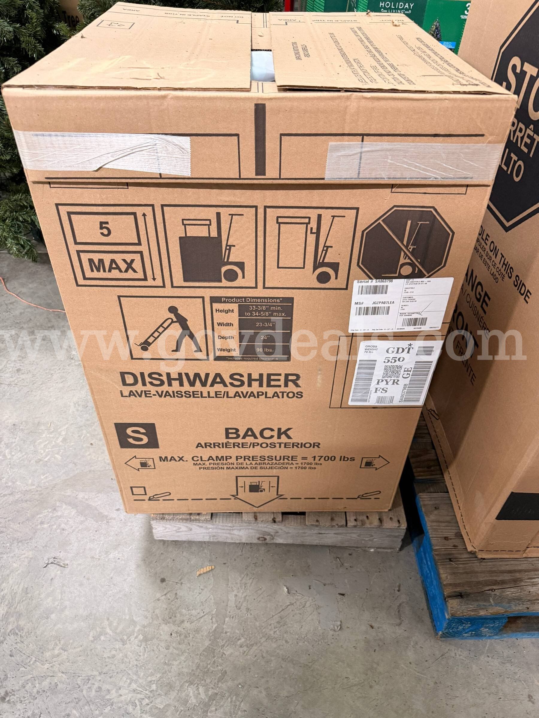 GE GDT550PYRFS