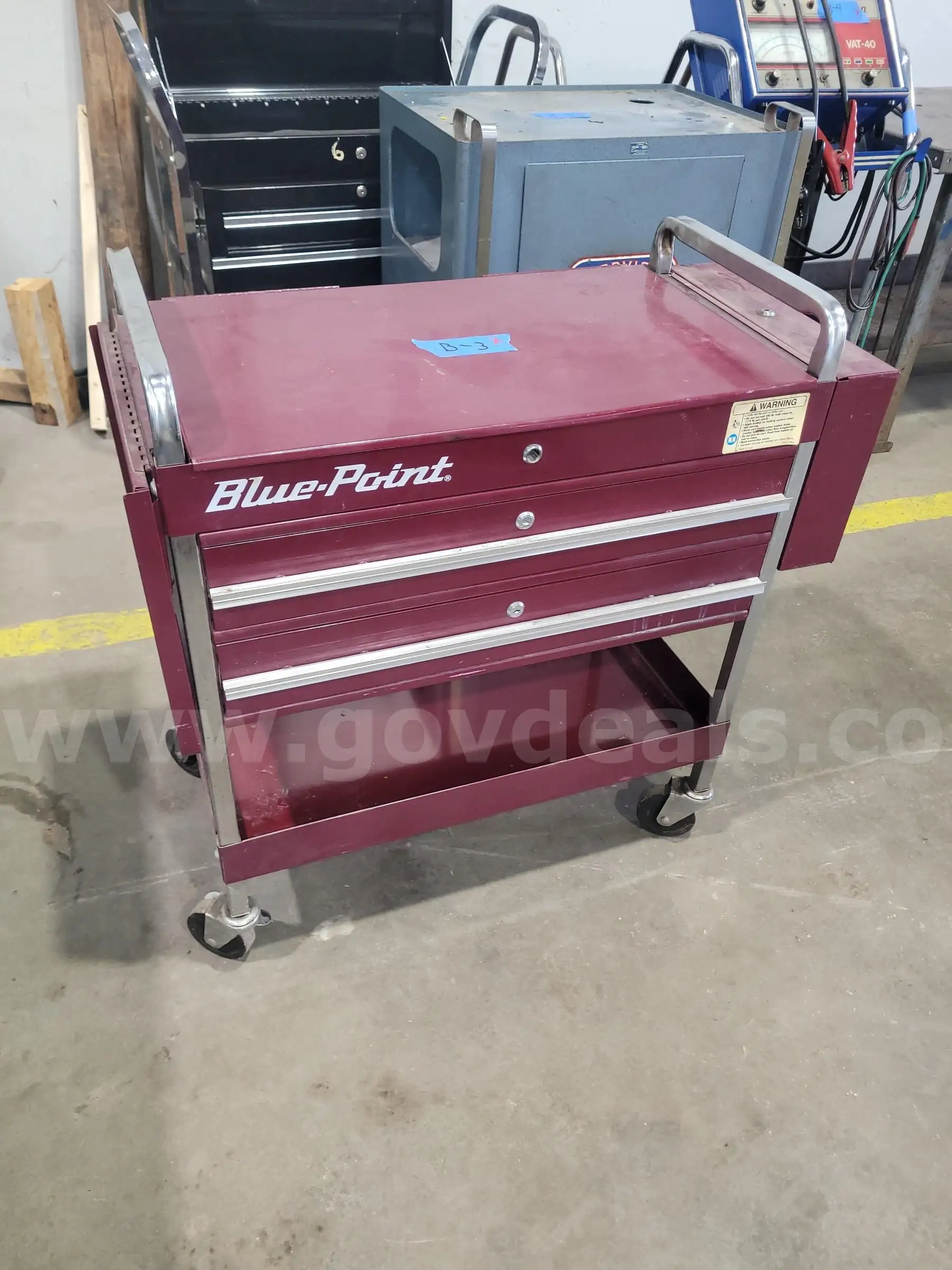 Blue-Point Rolling Tool Cart