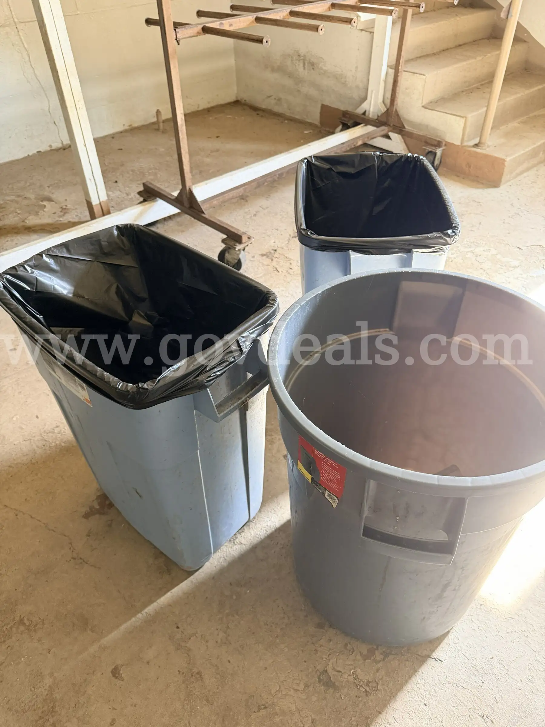 Garbage Cans x 3