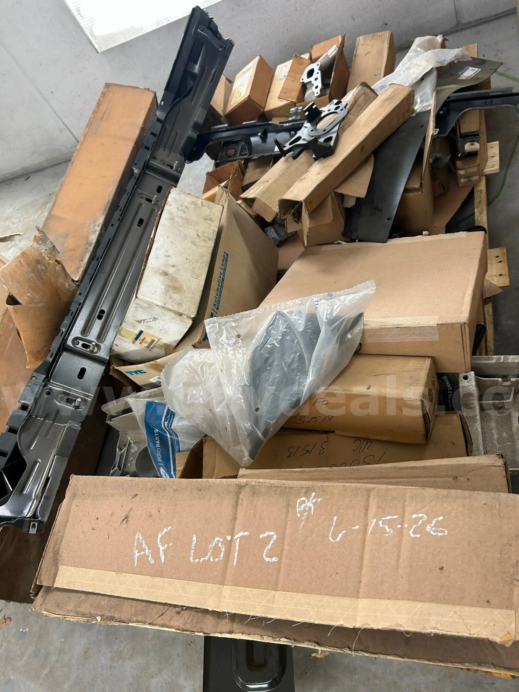 LOT #2 AUTOMOTIVE PARTS LIST ATTACHED
