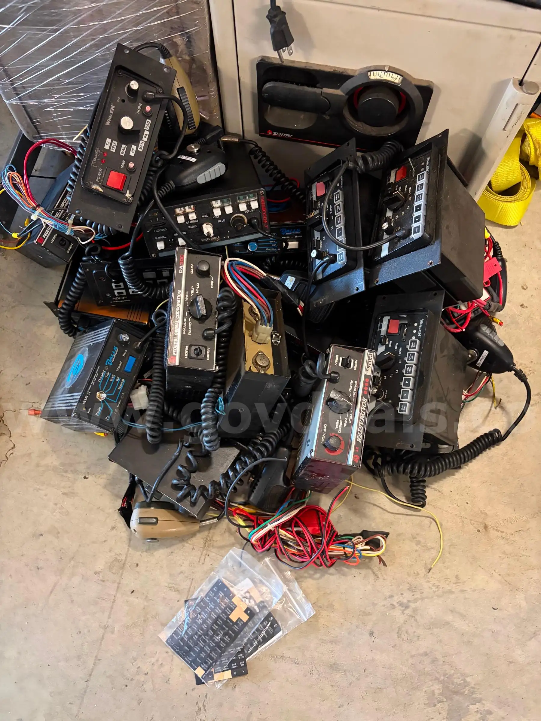 Approximately 15 siren units