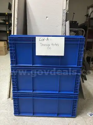 Storage totes (3)