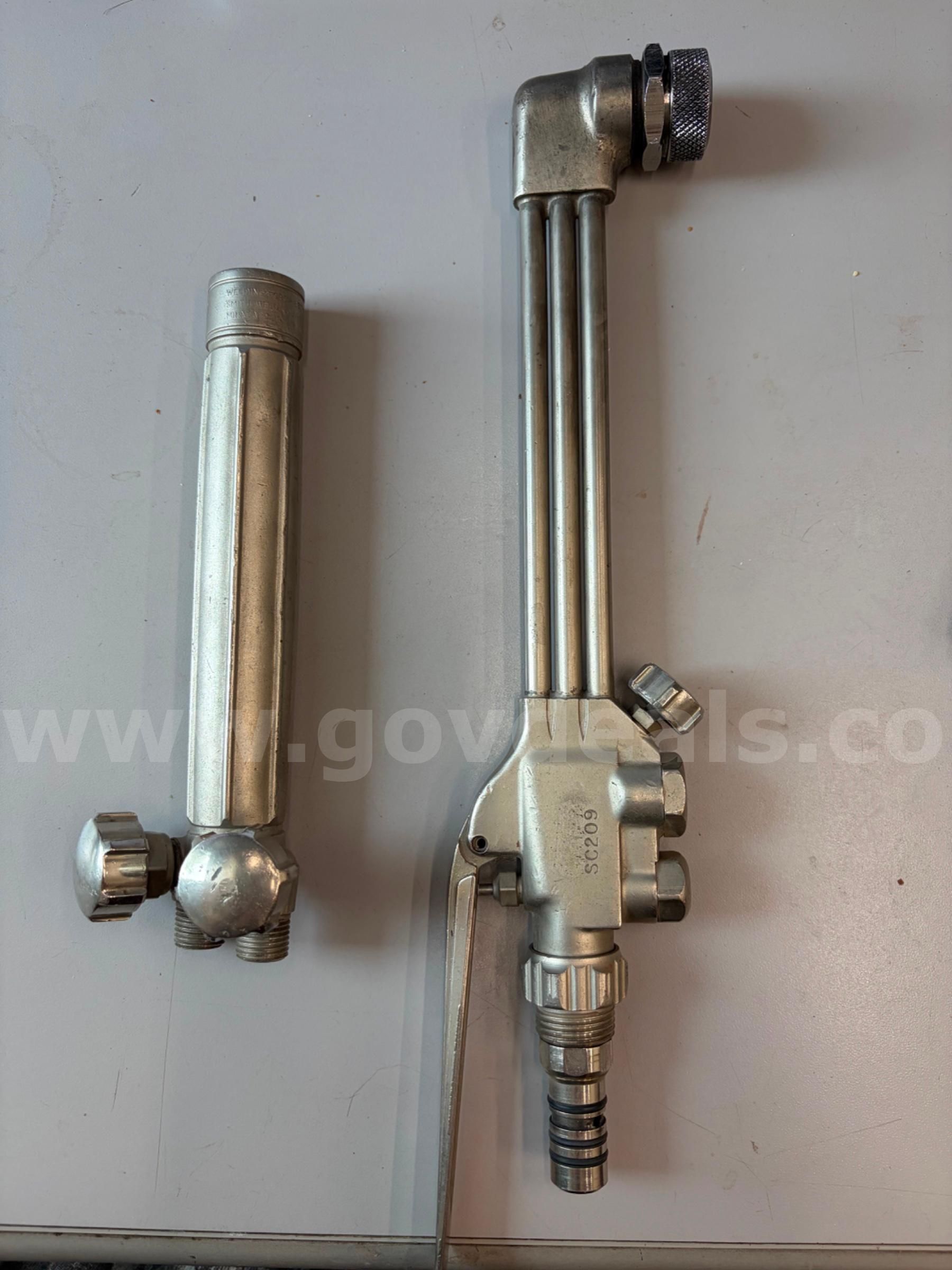 Smith SC209 cutting welding torch and tips