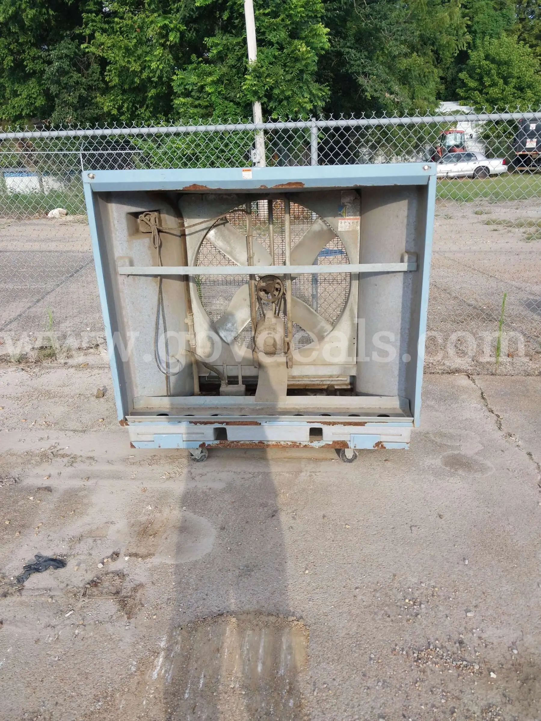 Industrial Air Handling Unit with Square Metal Housing