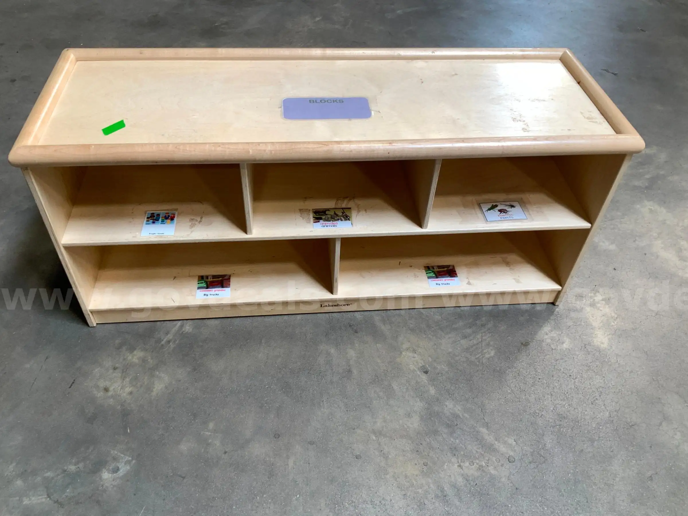 45.5x16x19.5 Daycare Cubbie