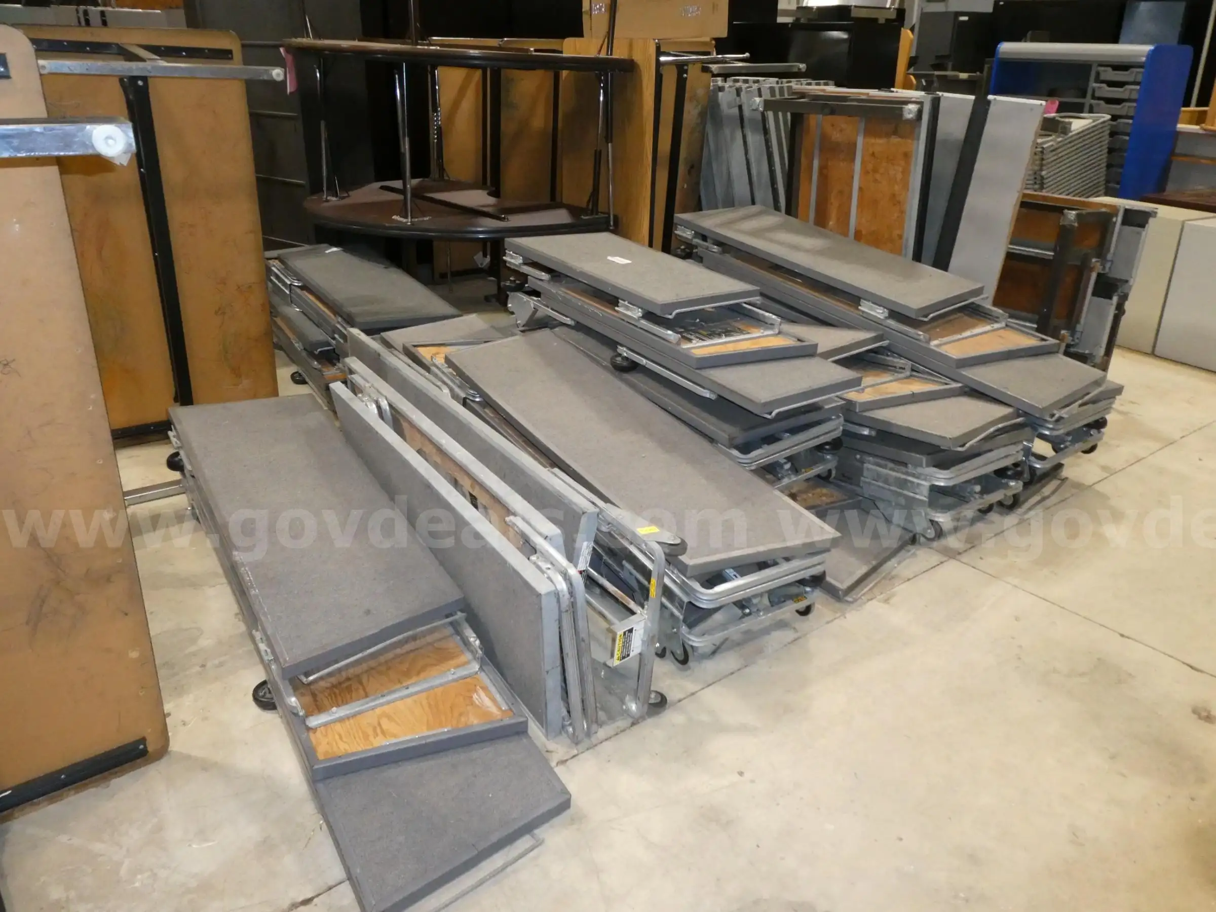 Approximately 10 - Portable Folding Choral Risers