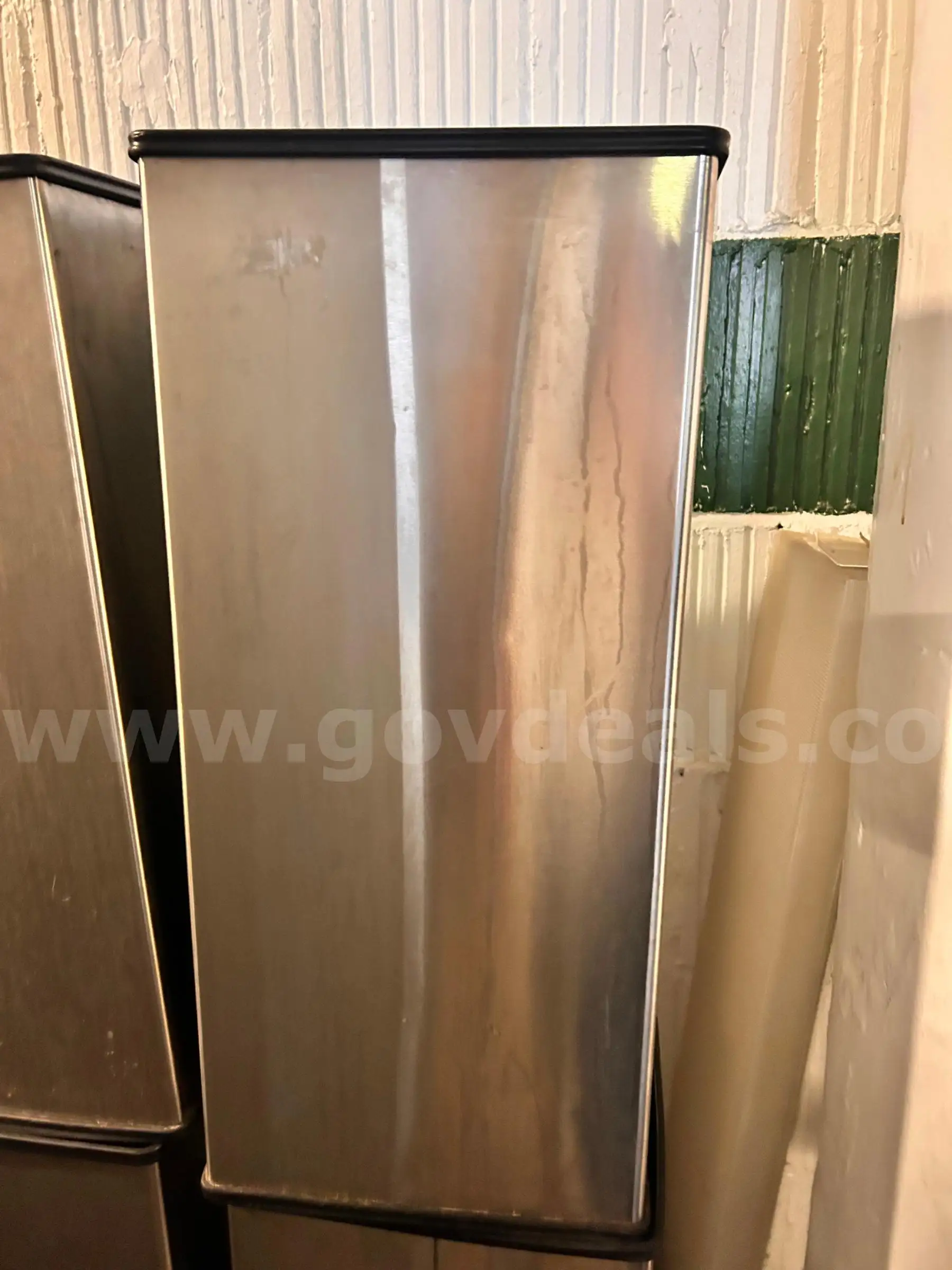 Tall Stainless Steel Trash Can