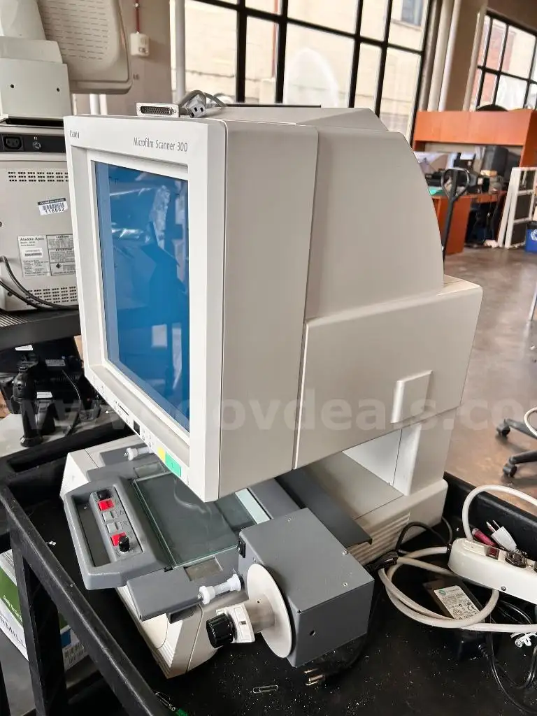 Canon Microfilm Scanner 300 Desktop Microfiche