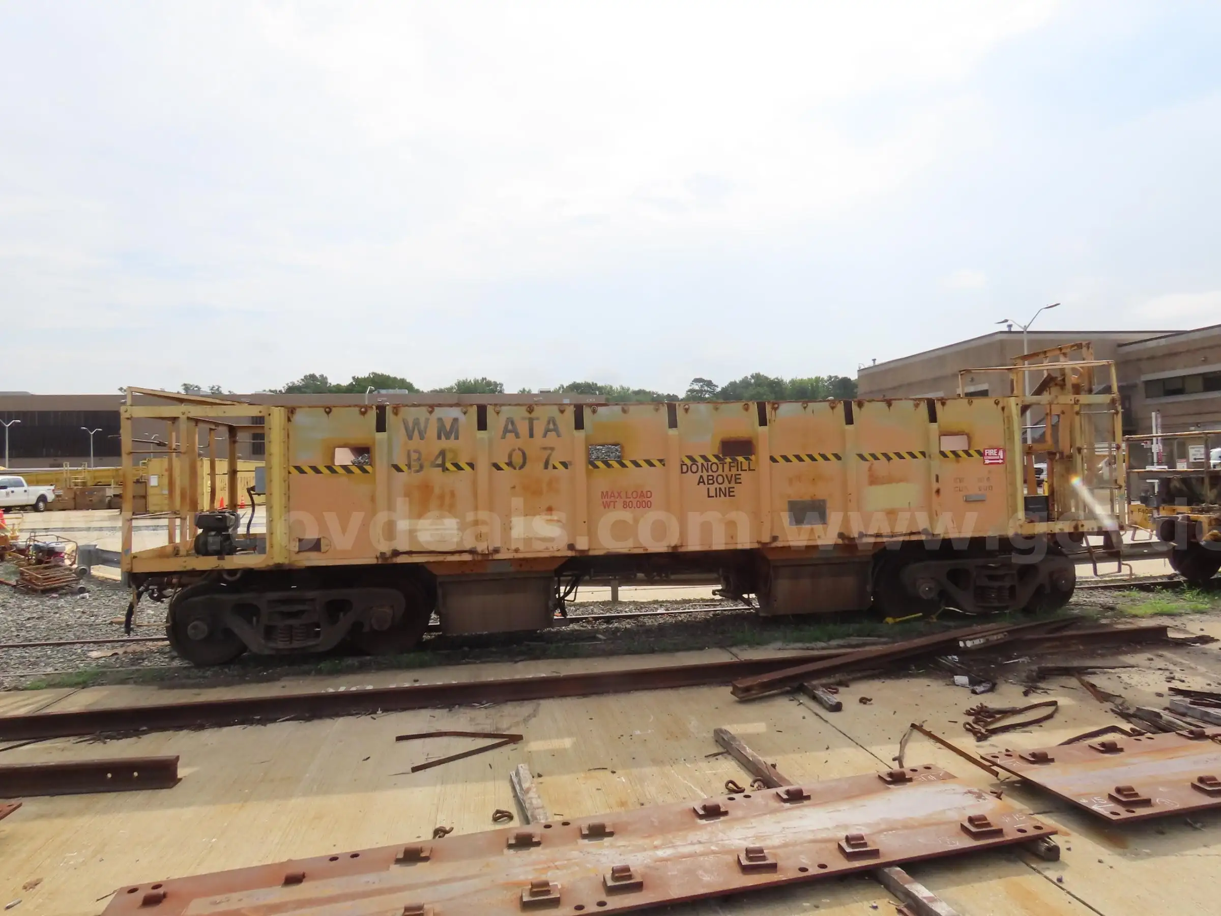 Rail Ballast car
