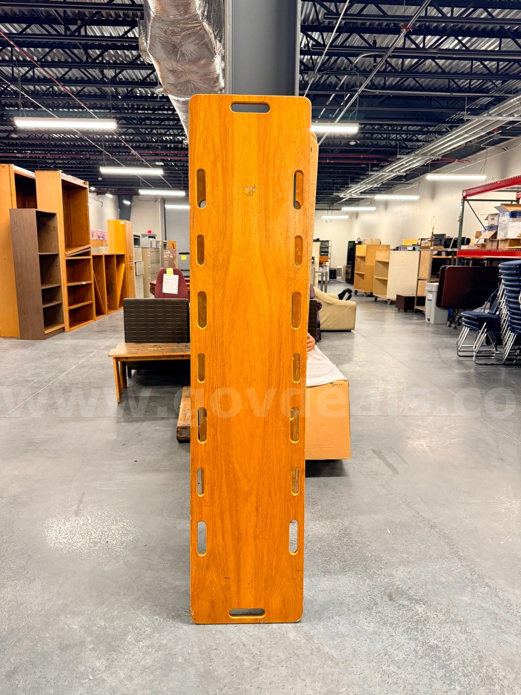 Set of 7 Wooden Spine Back Boards