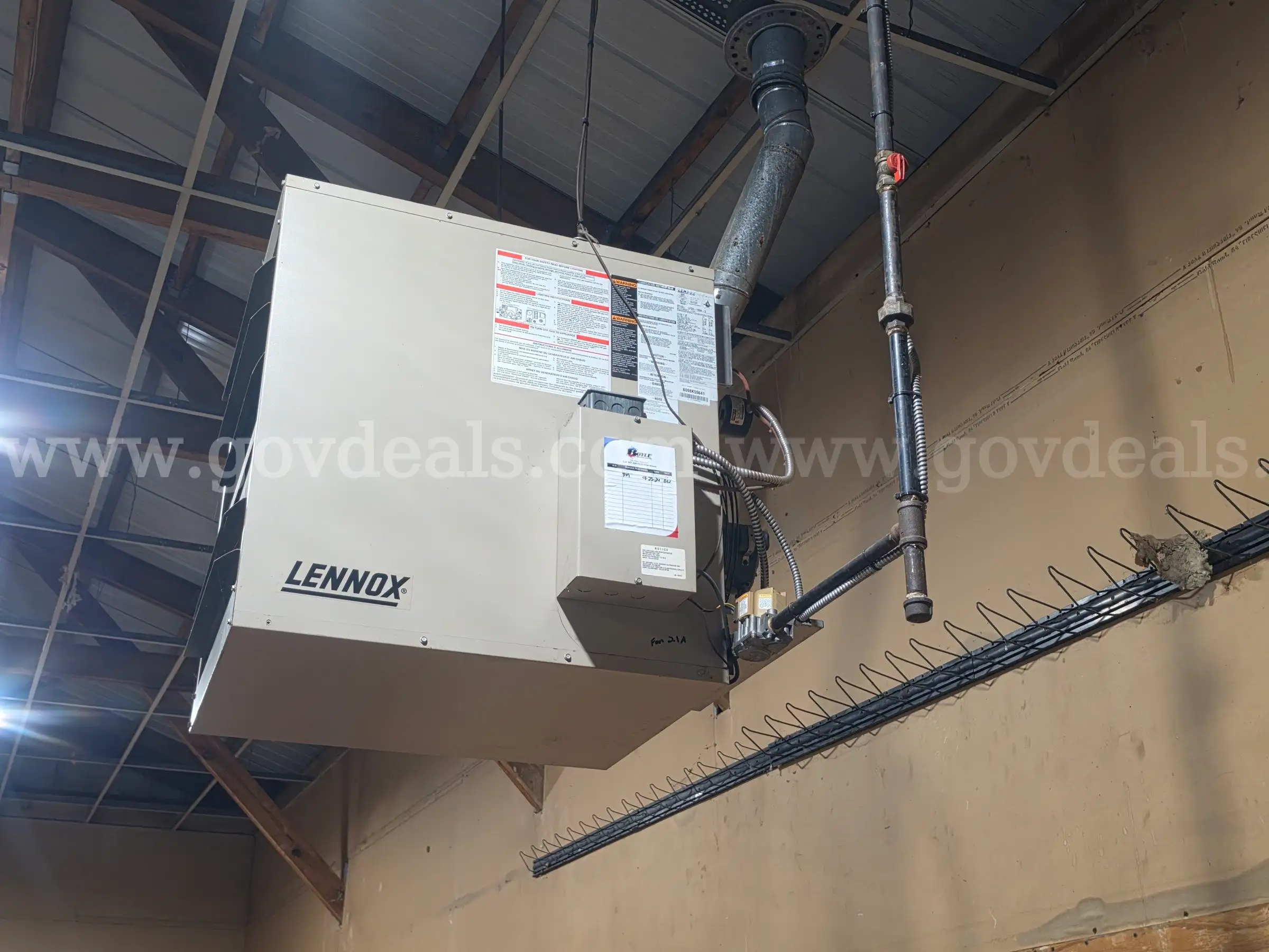 Lennox hanging heater