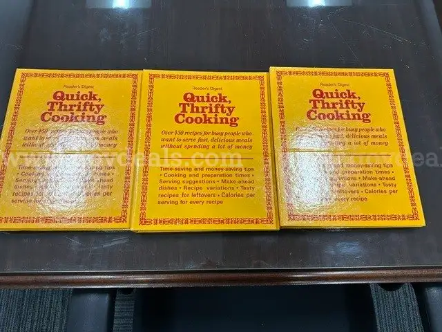 Cookbooks Lot of 3 Reader s Digest Quick and Thrifty Cooking Cookbooks