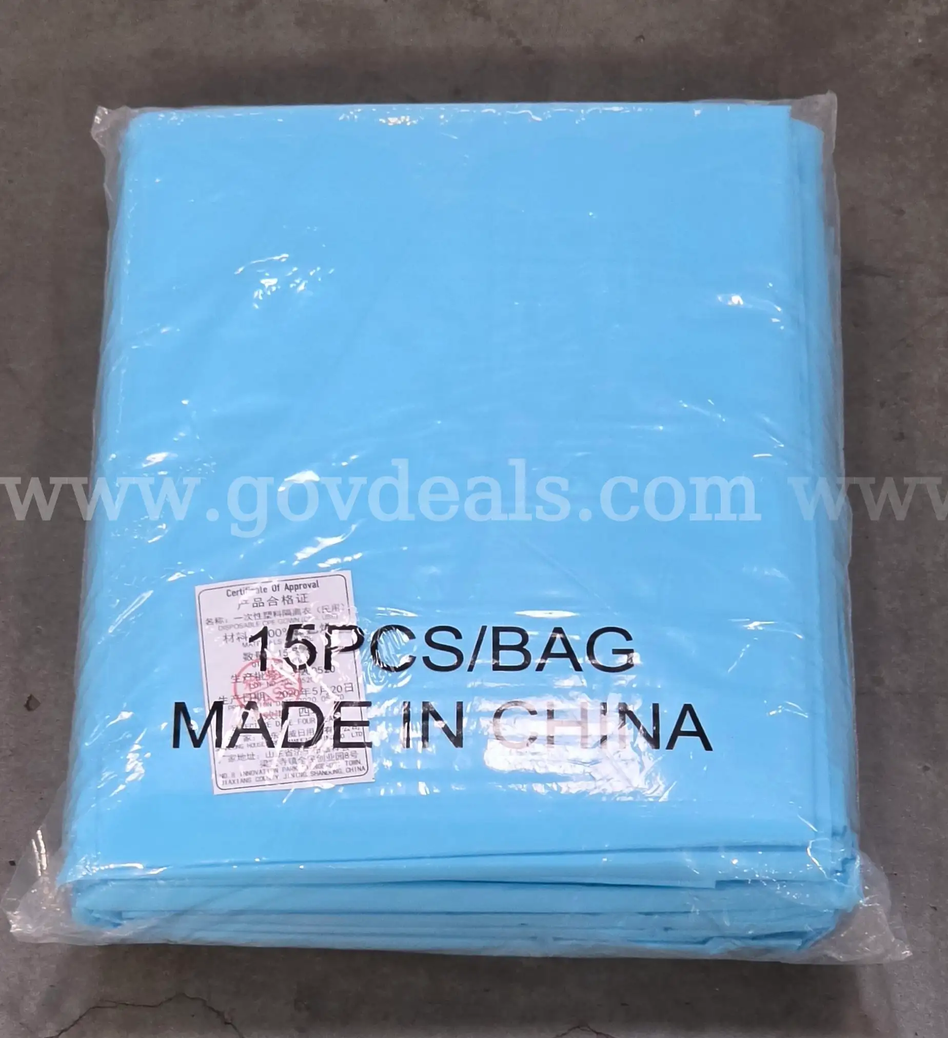 Disposable CPE Gowns (6 Cases) - Expired
