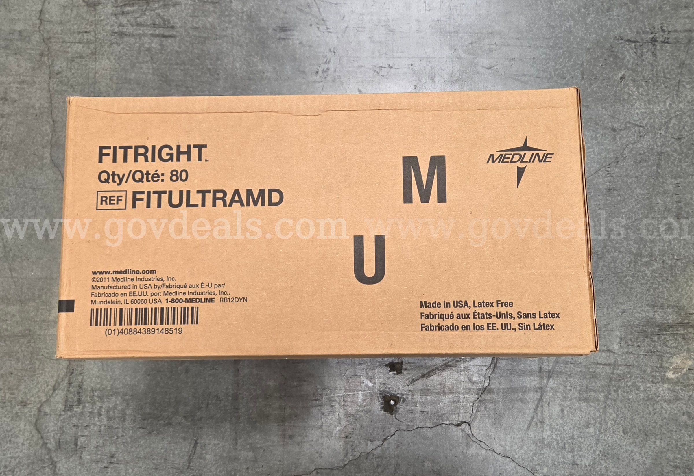 Case of Medline FitRight Ultra Adult Incontinence Briefs Size Medium (80 Total Count)