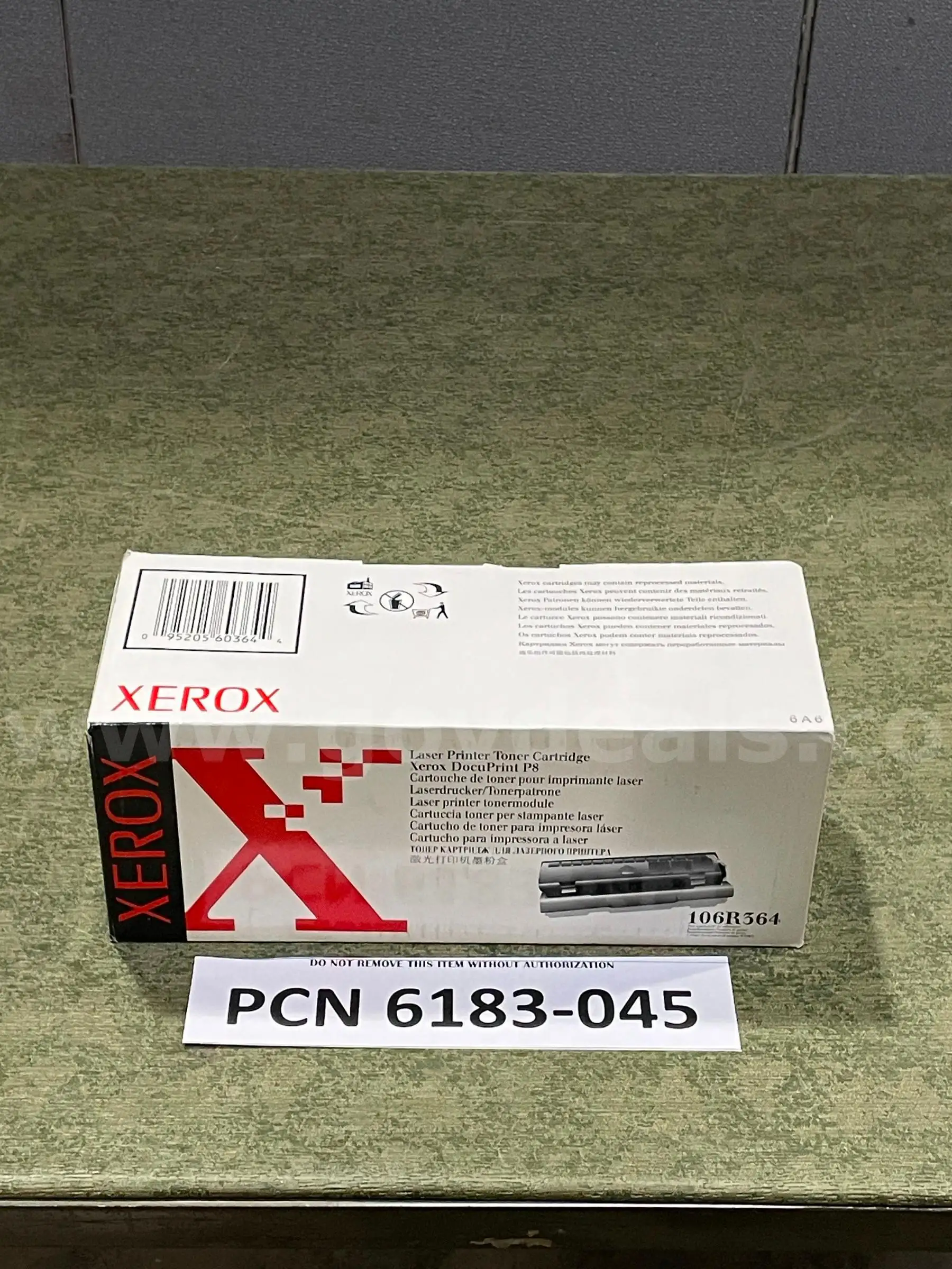 Toner Cartridge Xerox DocuPrint P8 106R364