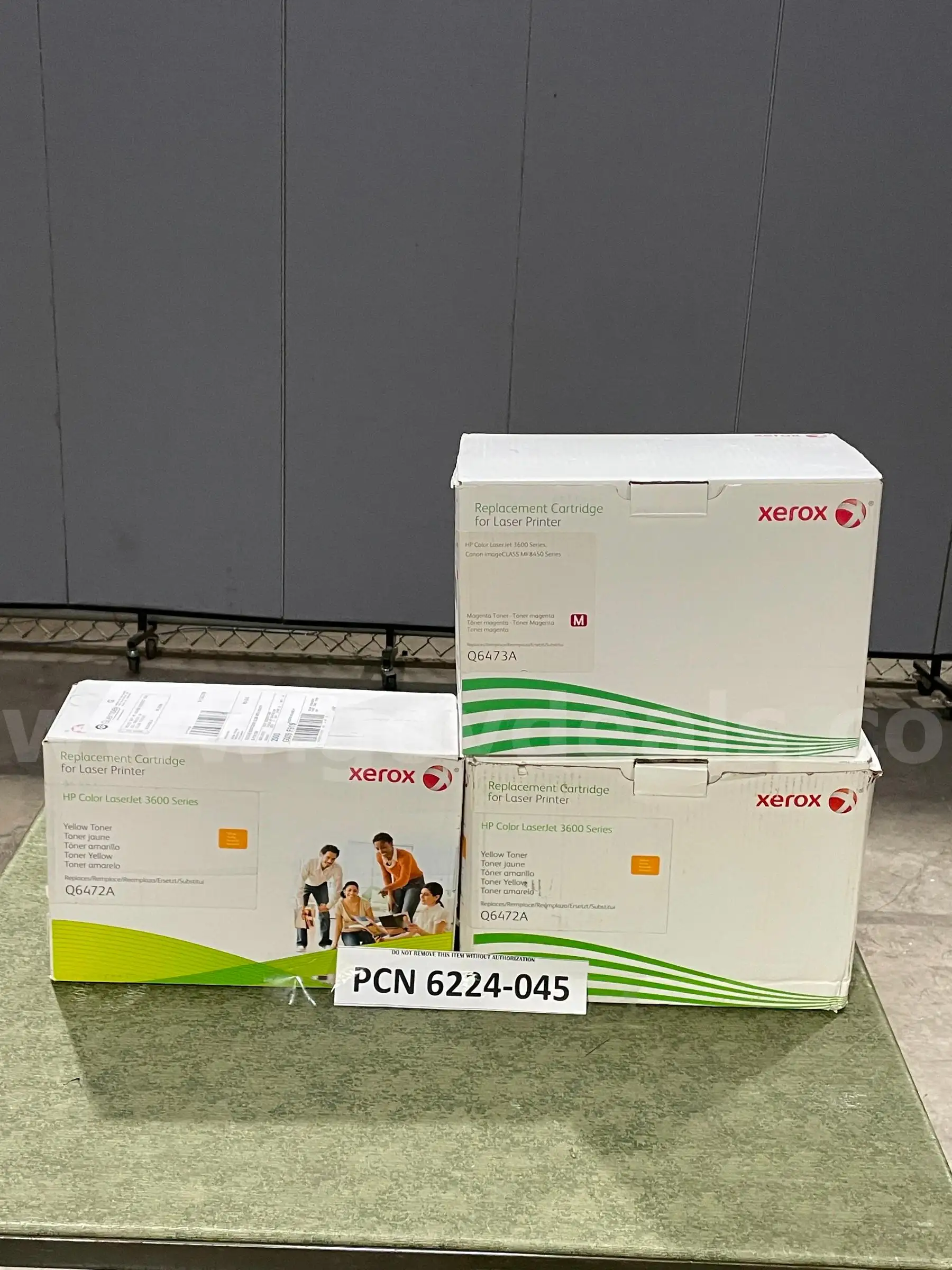 Toner Xerox HP Color Laser Jet 3600 Series Qty 2 - 6472A (Yellow) 1 - 6473A (Magenta)
