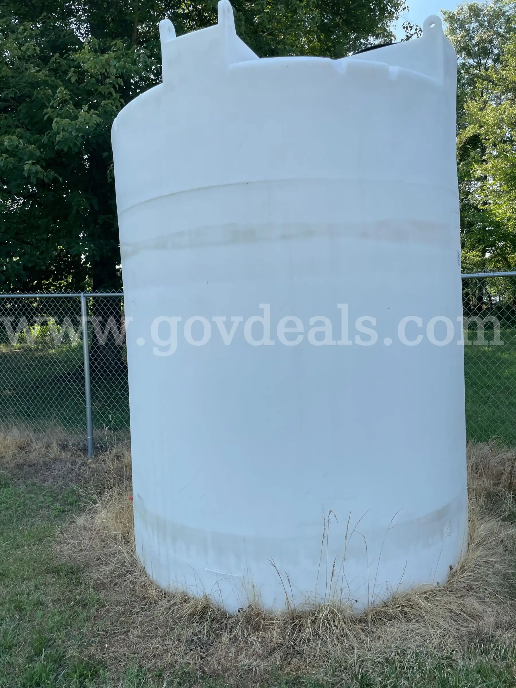 Lot of Two (2) 500 Gallon Single Wall Liquid Storage Containers