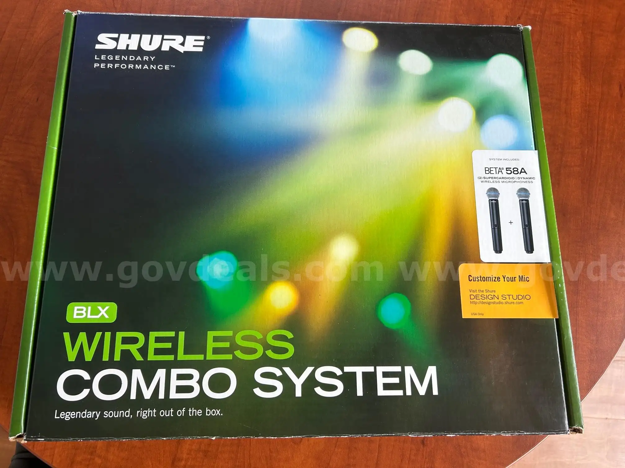 SHURE BLX Wireless Combo System BETA 58A