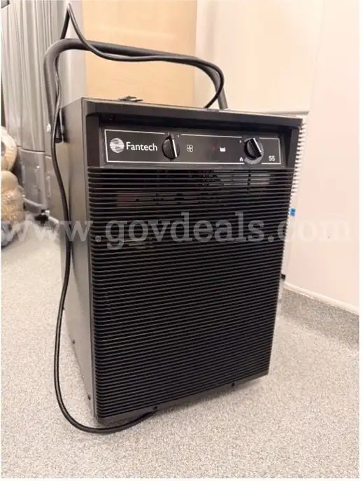 Fantech GD55S 101-Pint Industrial Lab-Grade Steel Dehumidifier Laboratory Vivarium Equipment