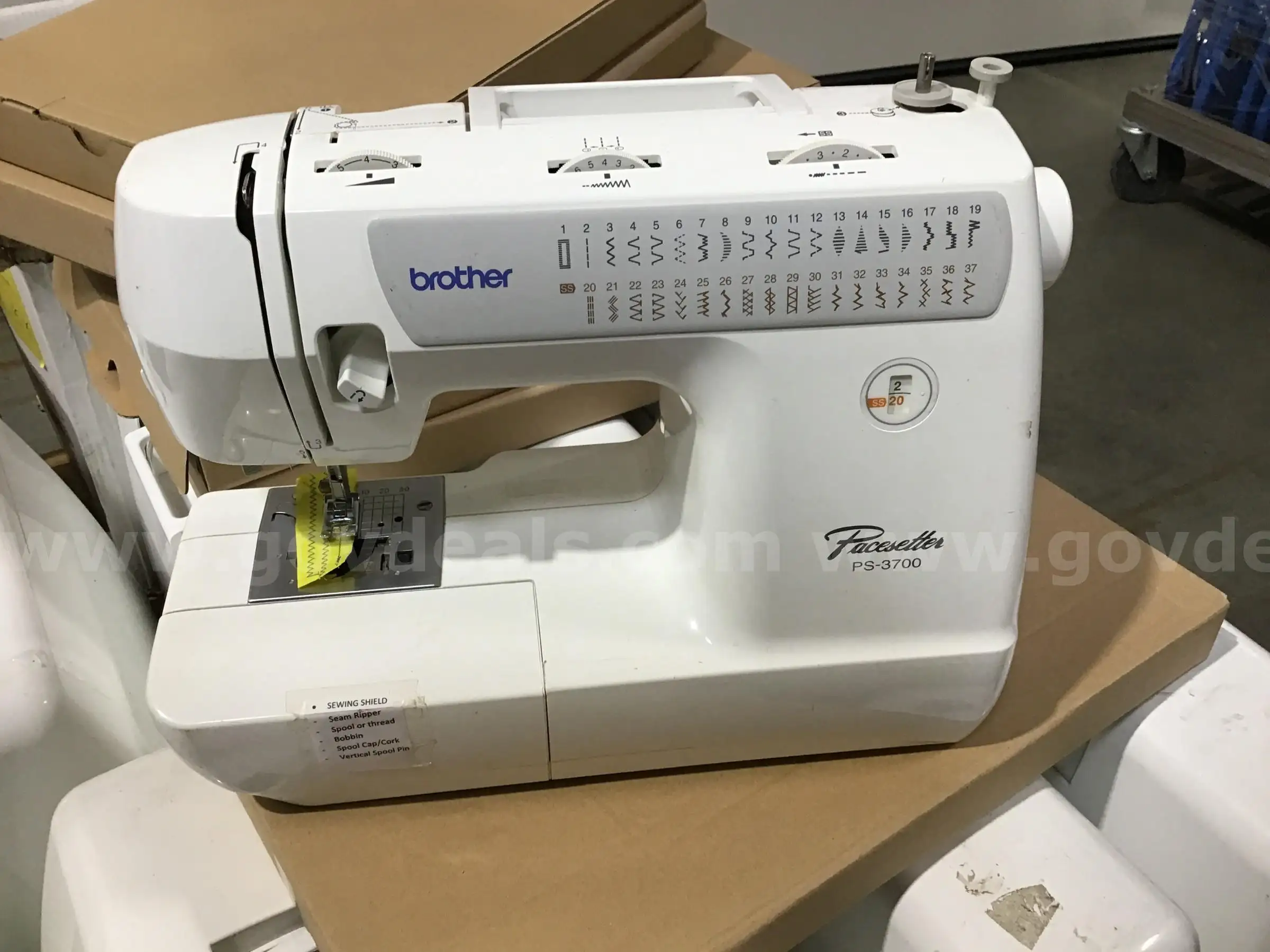 20 sewing machines