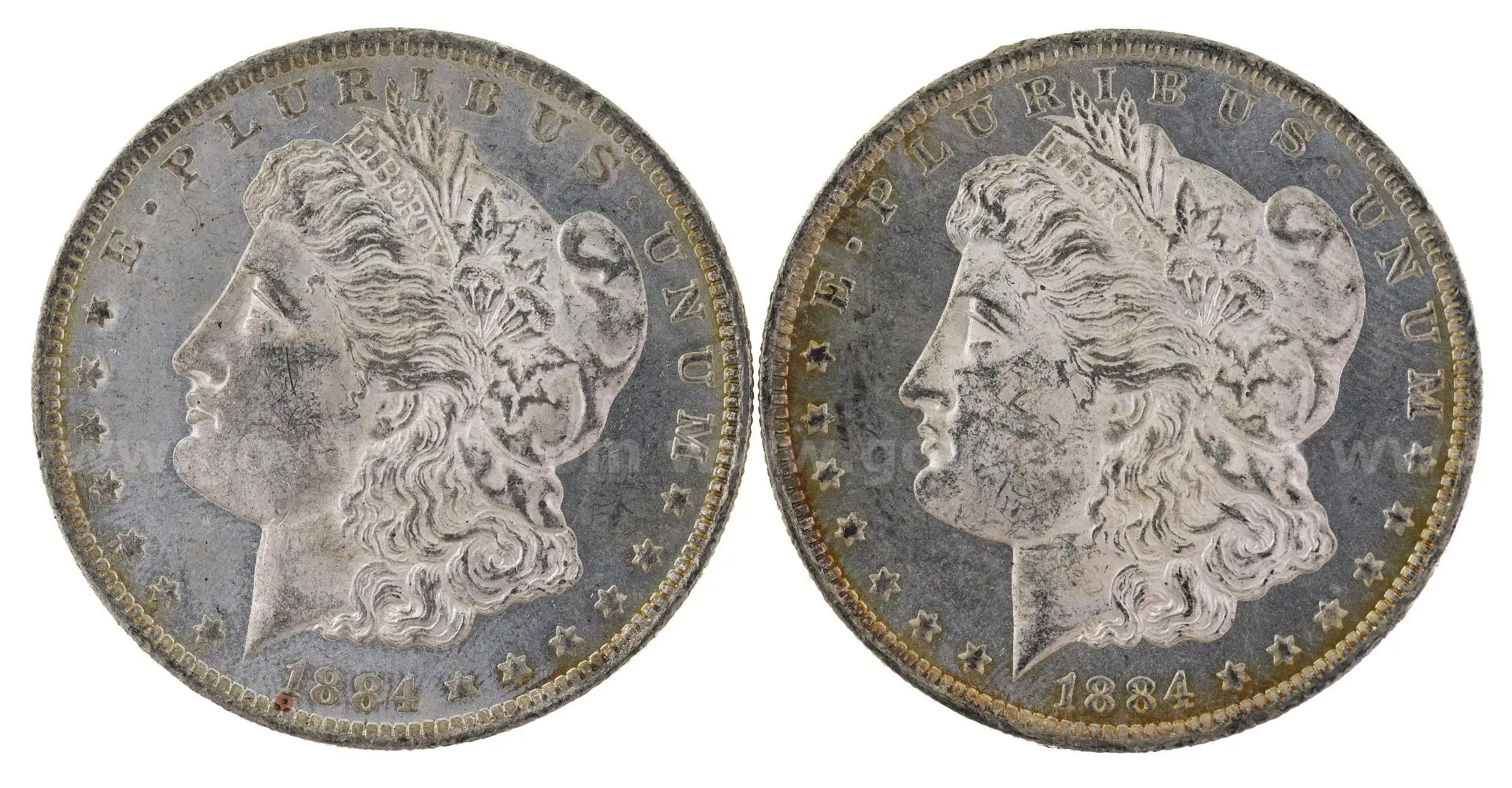 Morgan Dollars 1884 O