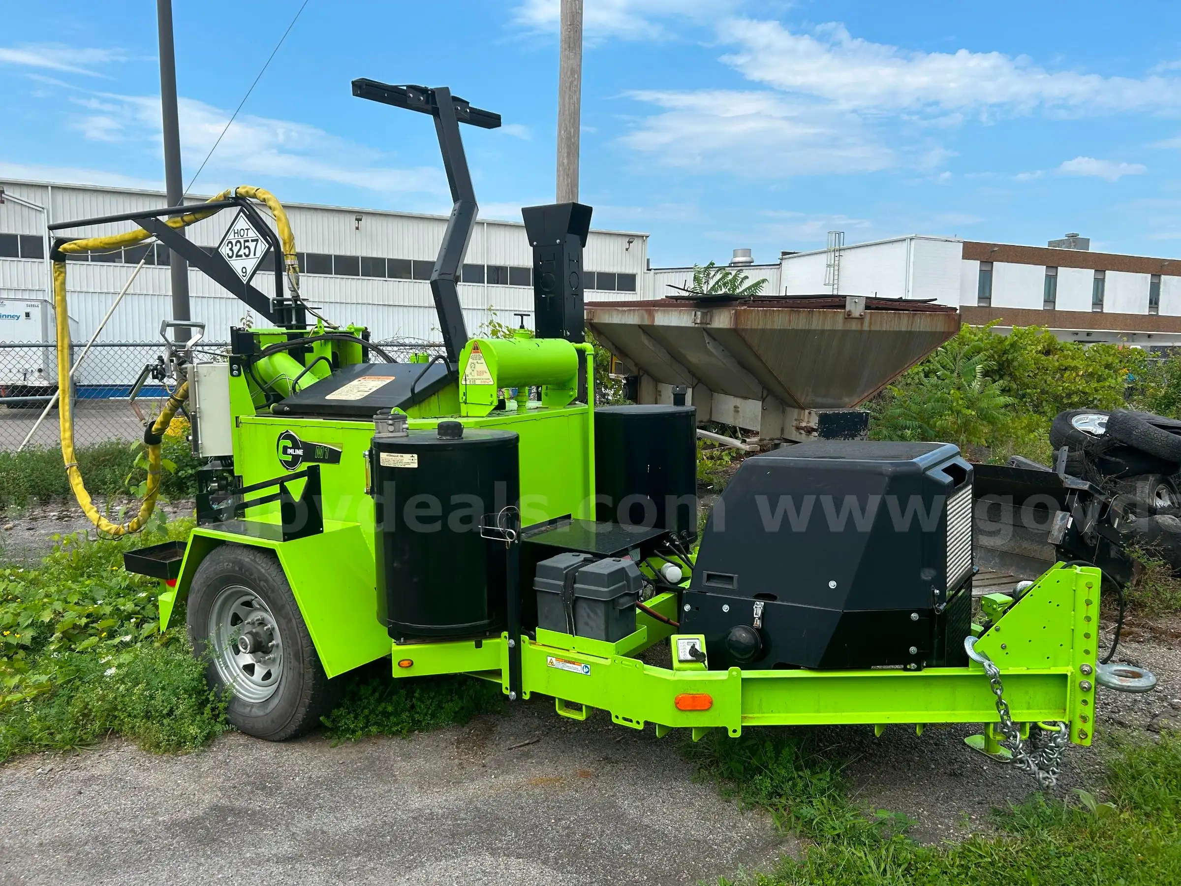 CIMLINE M1 Crack Sealer Machine w Air Compressor VERY LOW HOURS!!!