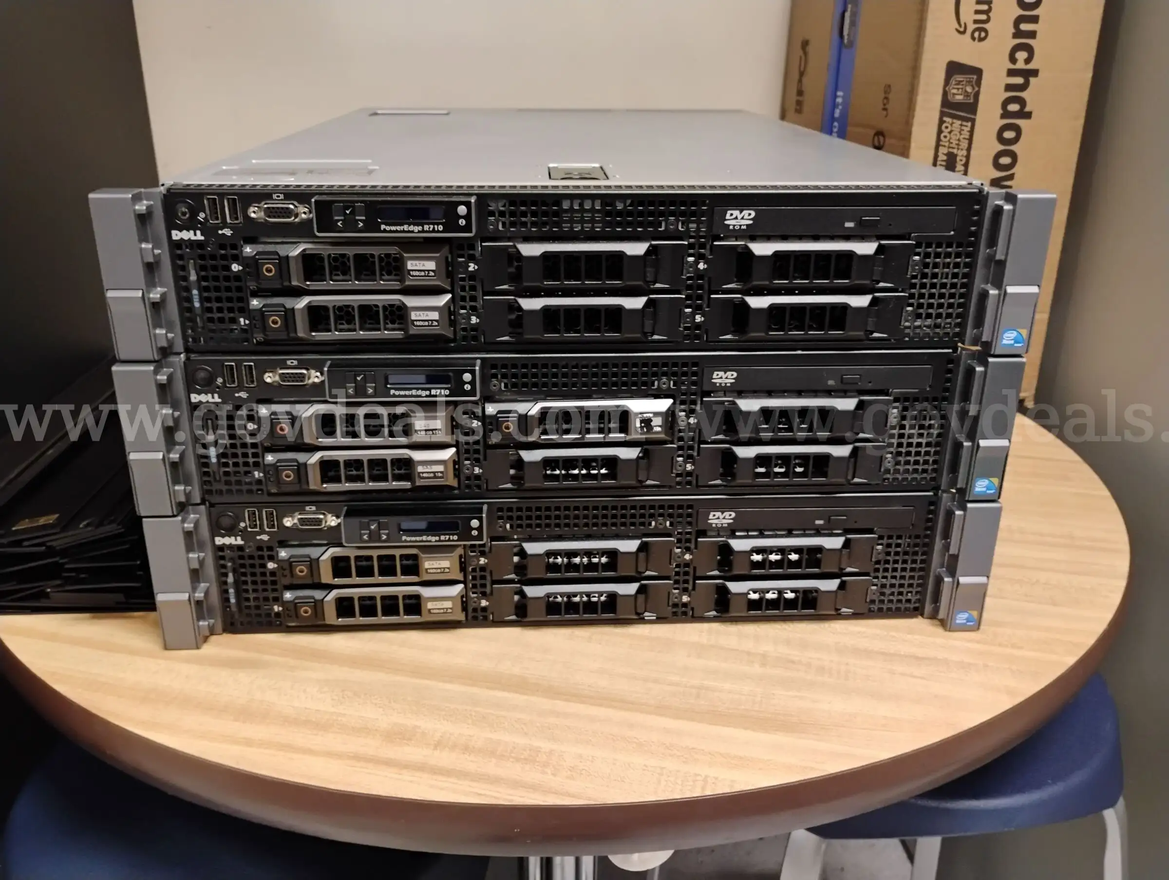 3x Dell PowerEdge R710s
