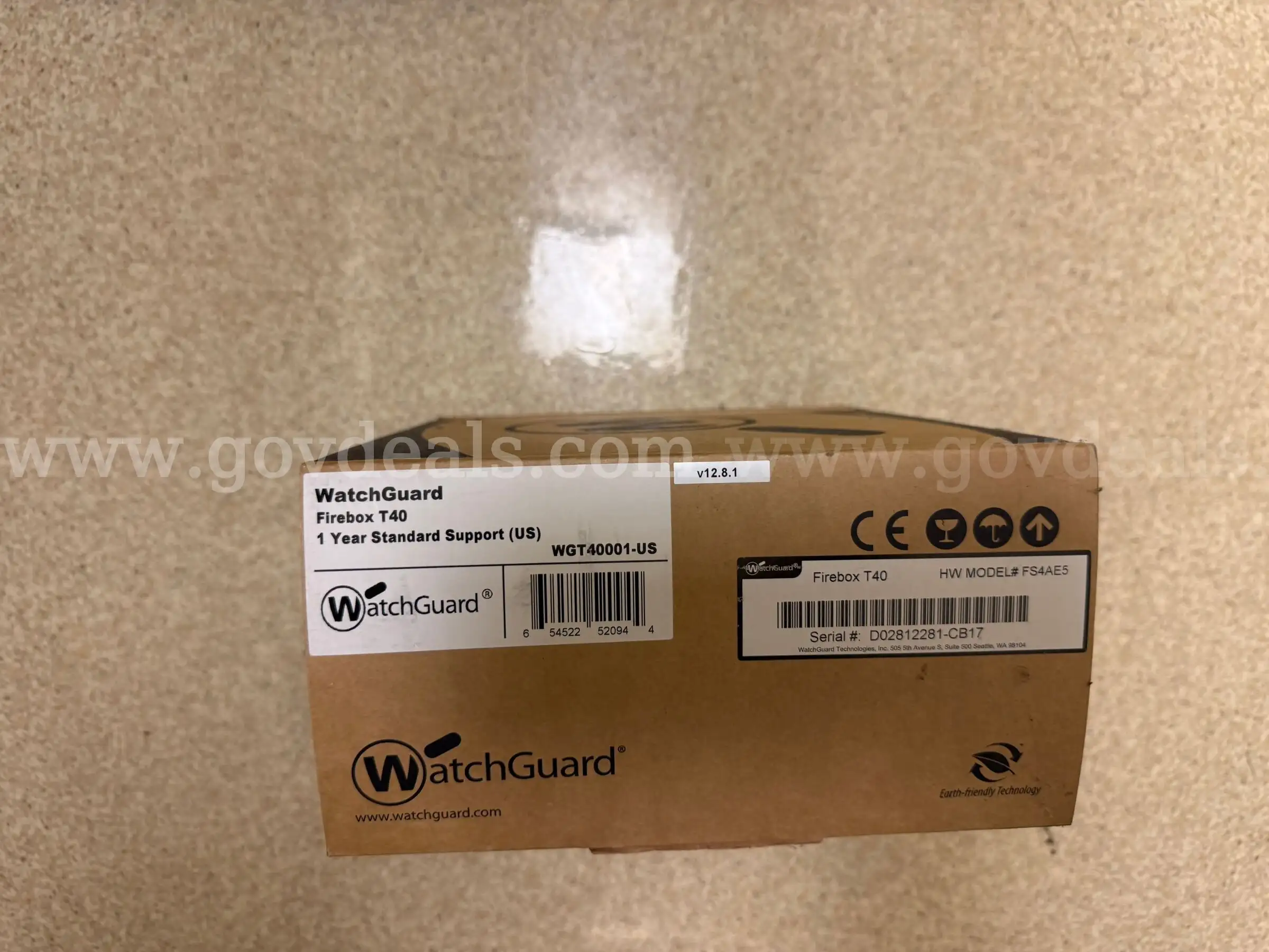 WATCHGUARD FIREBOX T40 NETWORK SECURITY APPLIANCE