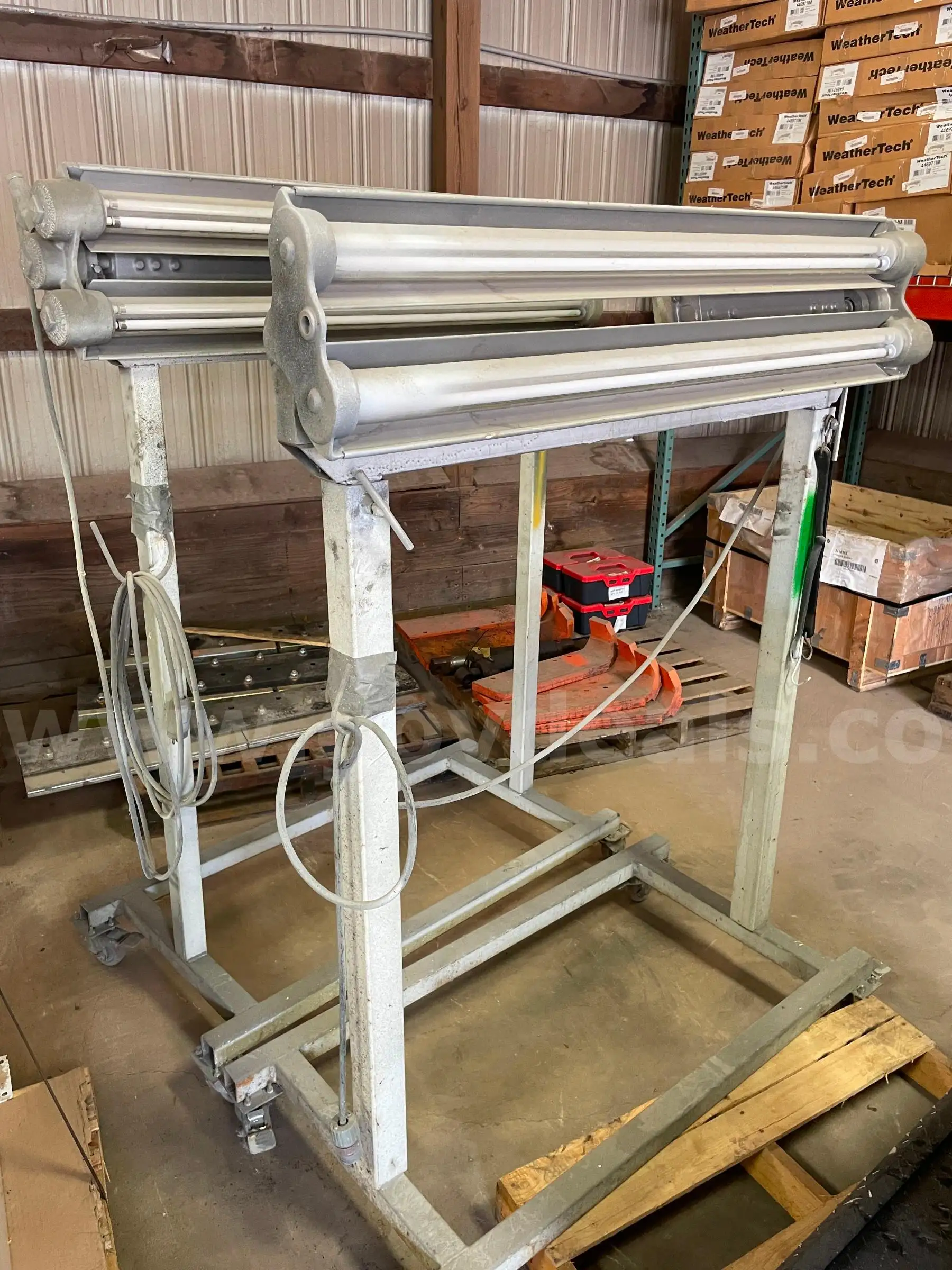 Lot of (2) Portable Light Stands