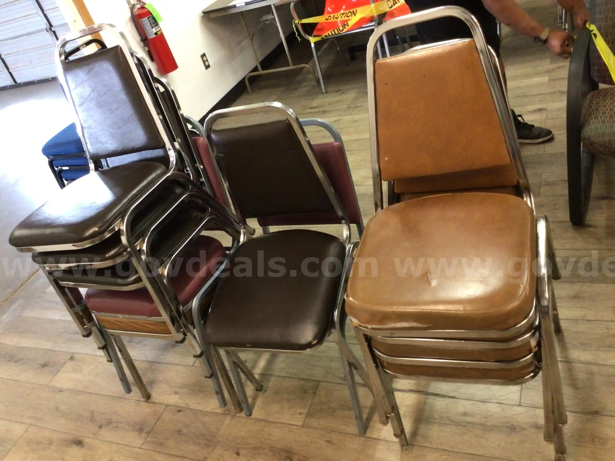 Chairs stackable lot of 11