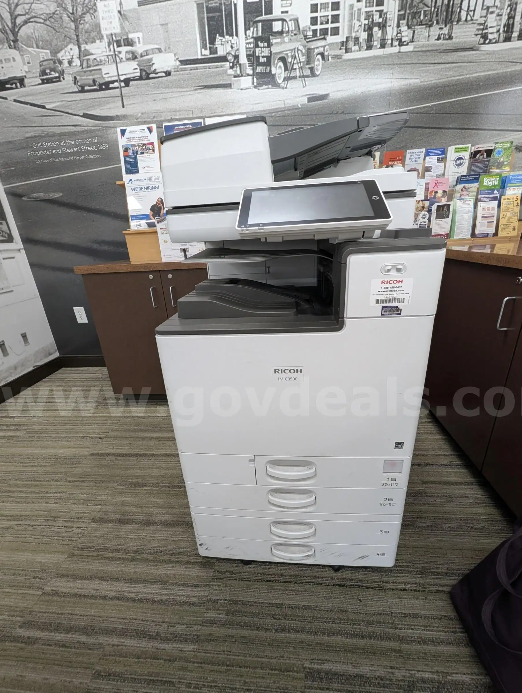 Printer Multifunction Color Laser Ricoh IM C3500 (B)