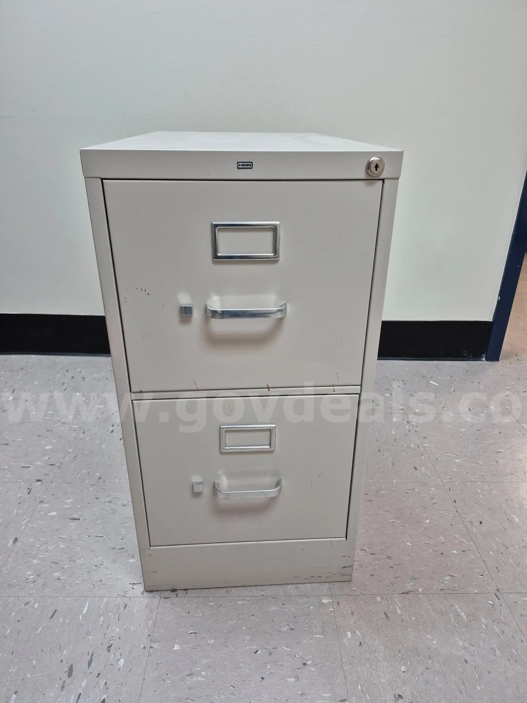Tan File Cabinet