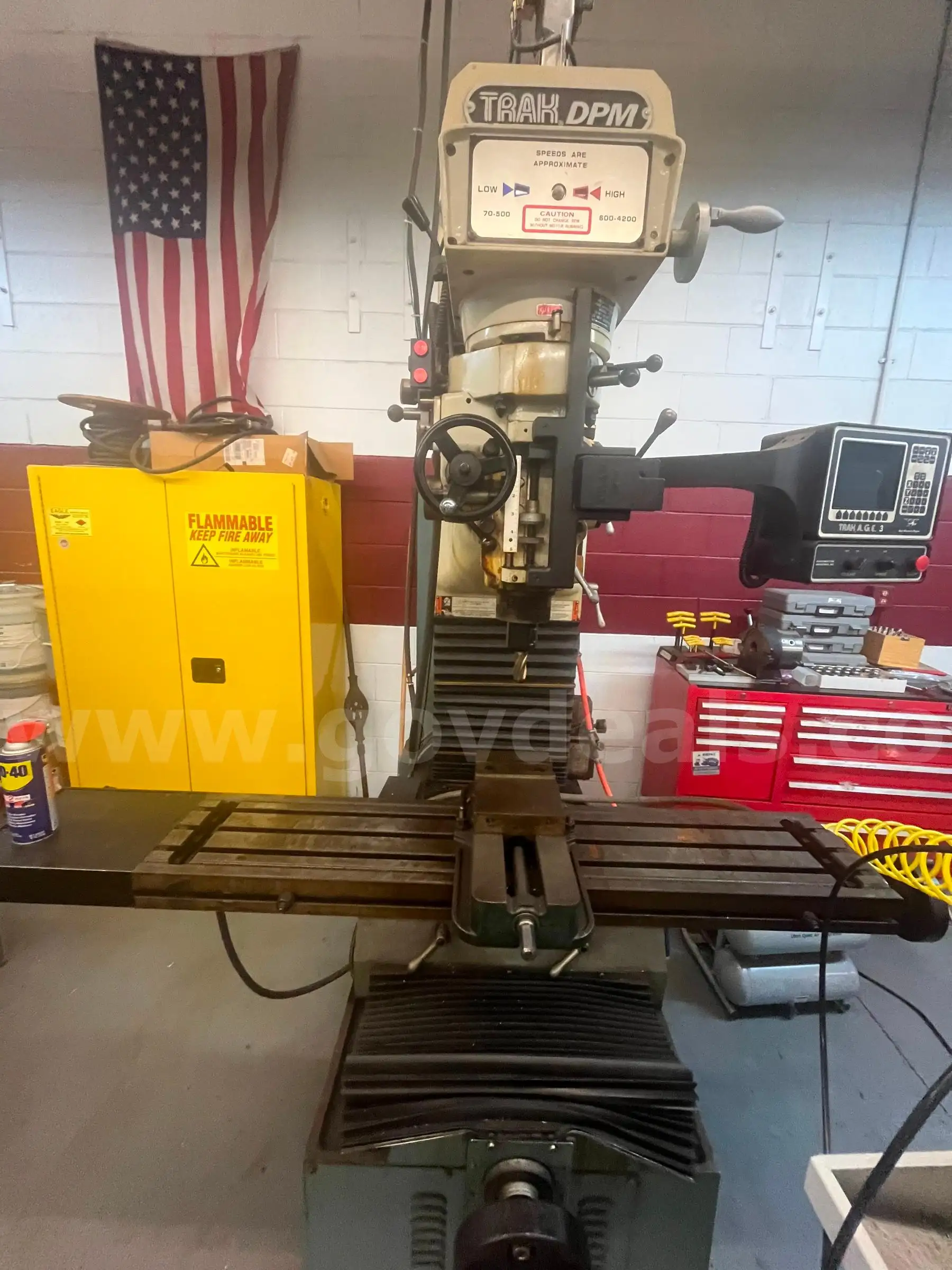 Trak CNC Mill Model Trak DPM