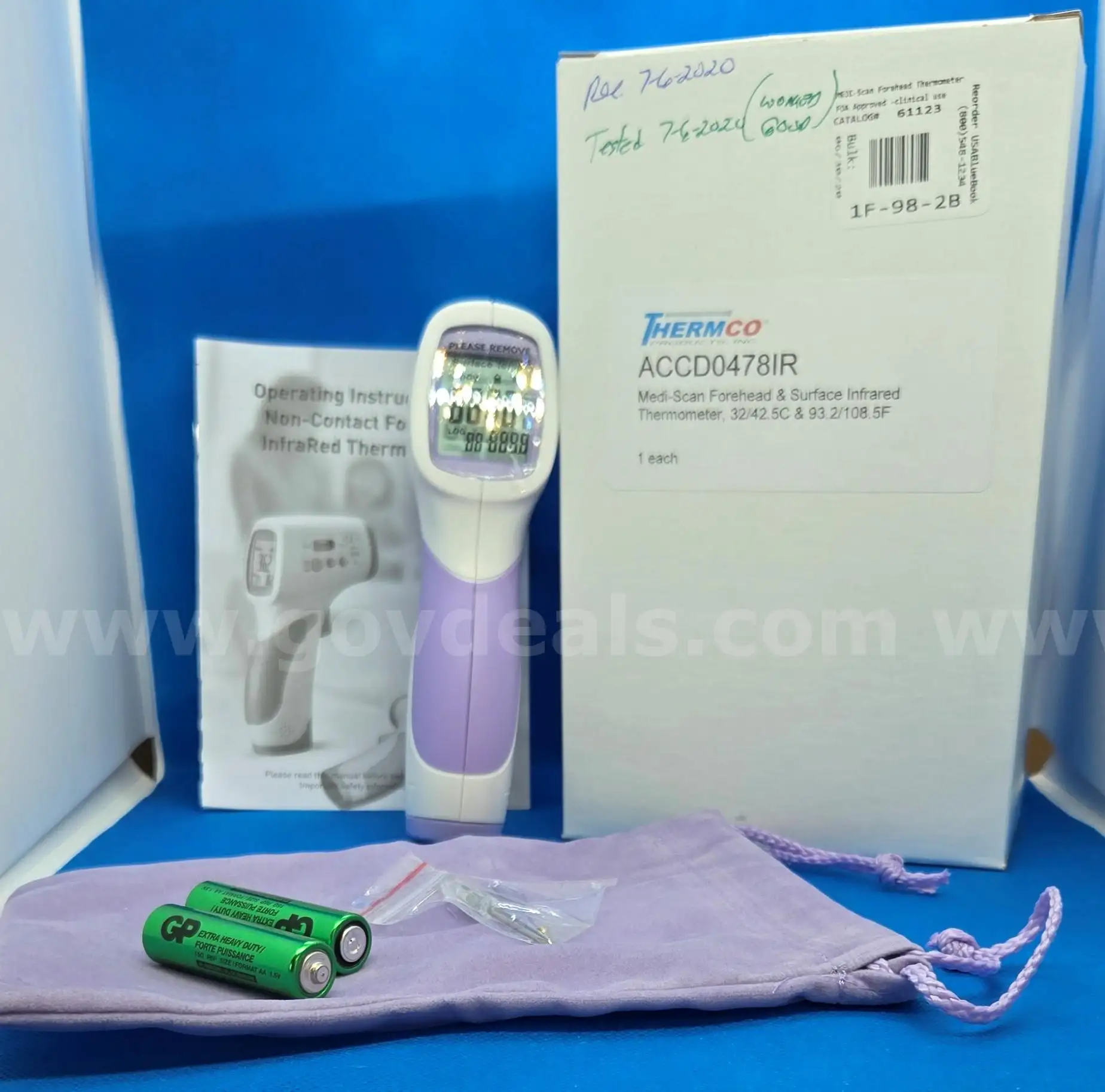 AccuTherm MEDI-Scan Clinical Forehead Infrared Thermometer