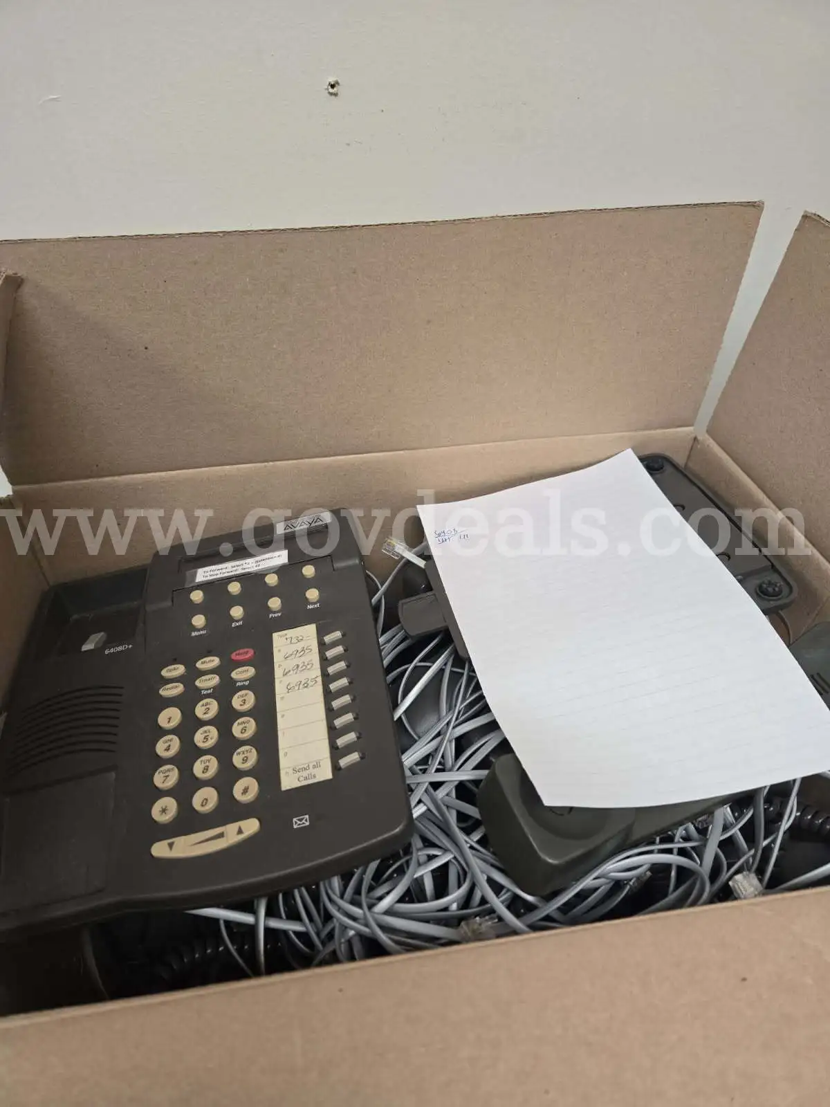 Avaya 6408D+ phones