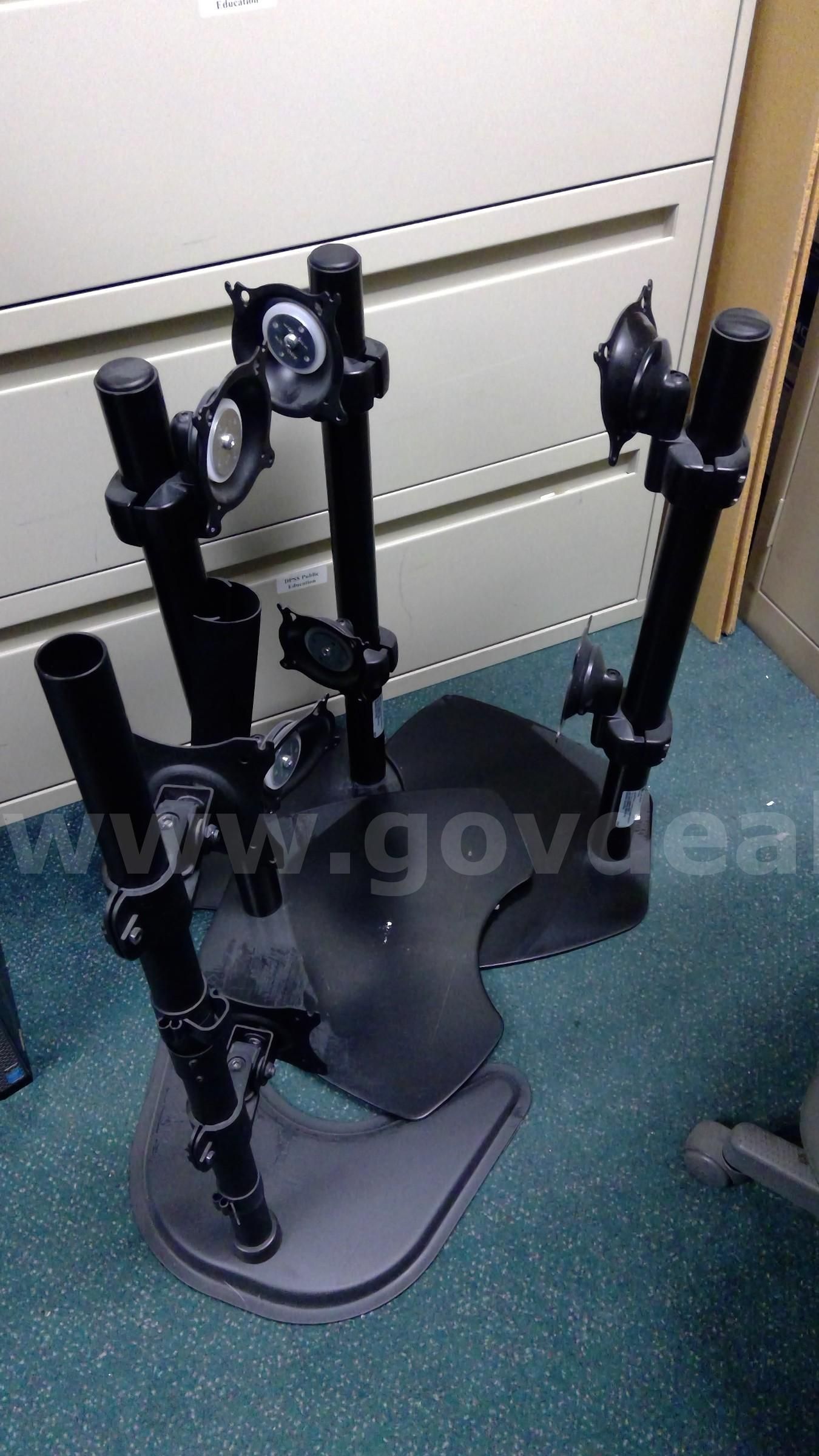 Dual-monitor stands - Three (3) Chief KTP230B and One (1) Generic