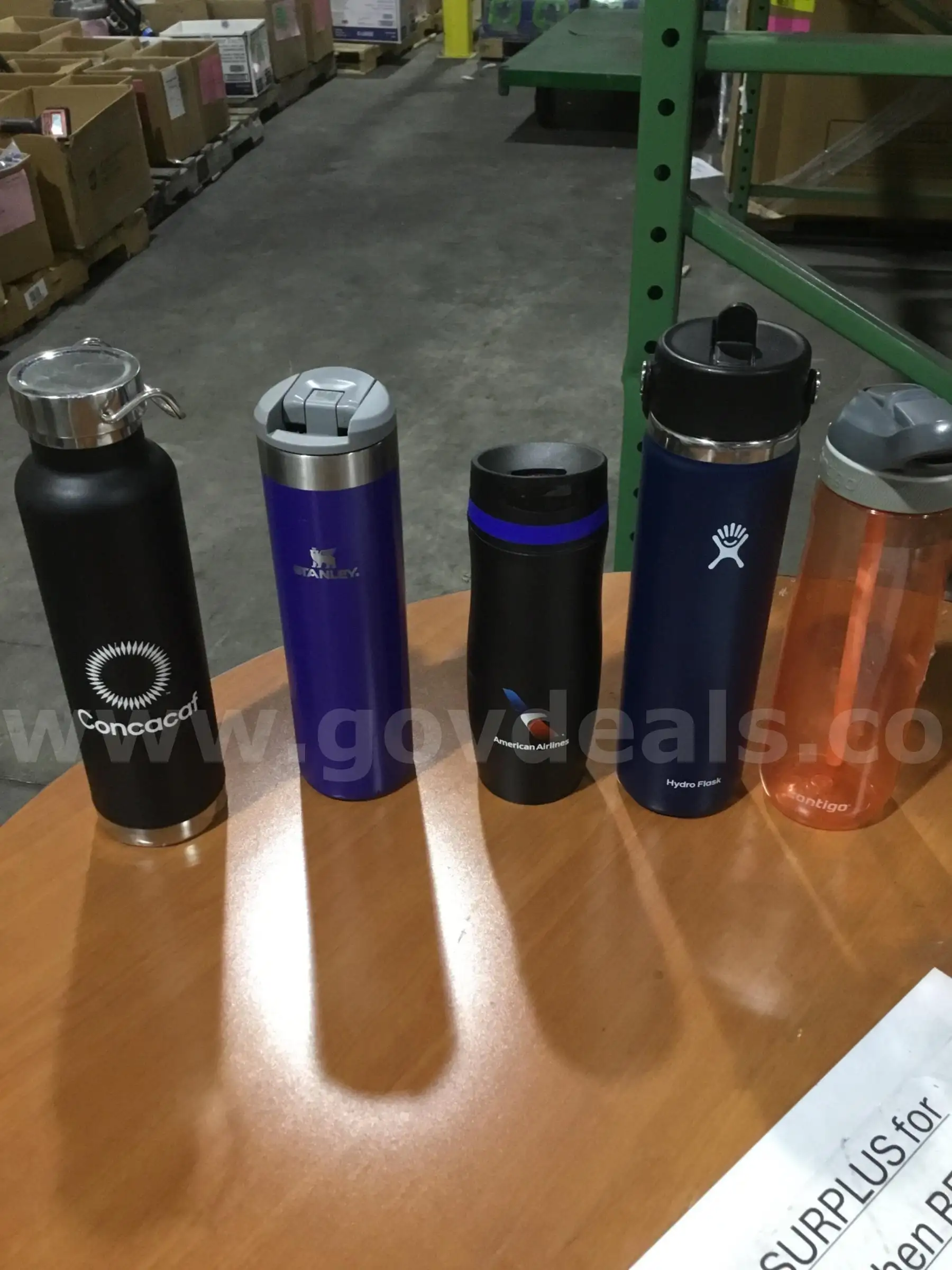 Lot of items-5 misc water bottles “DH”