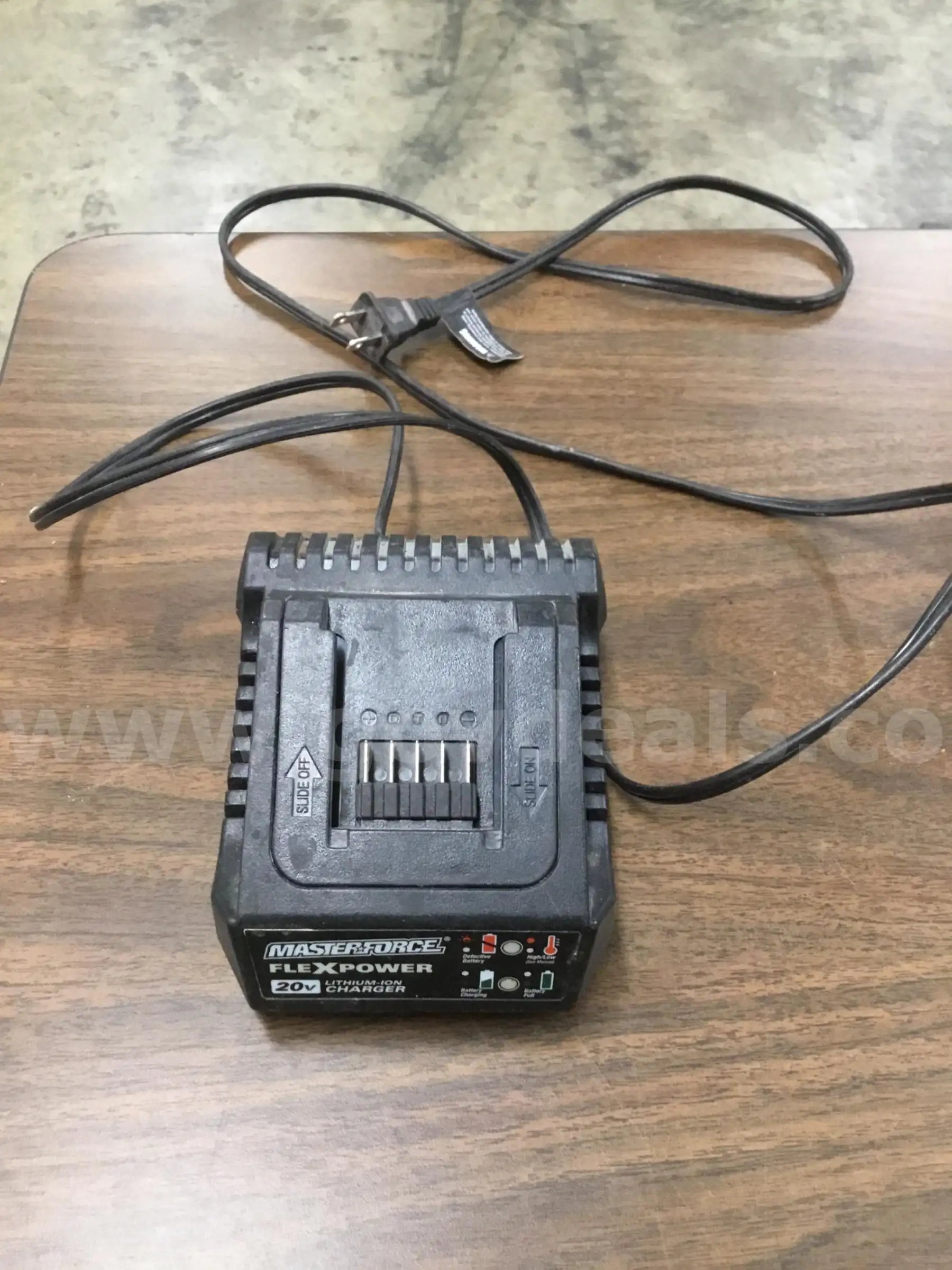 5 1 2 inch black Master Force battery charger “DH”