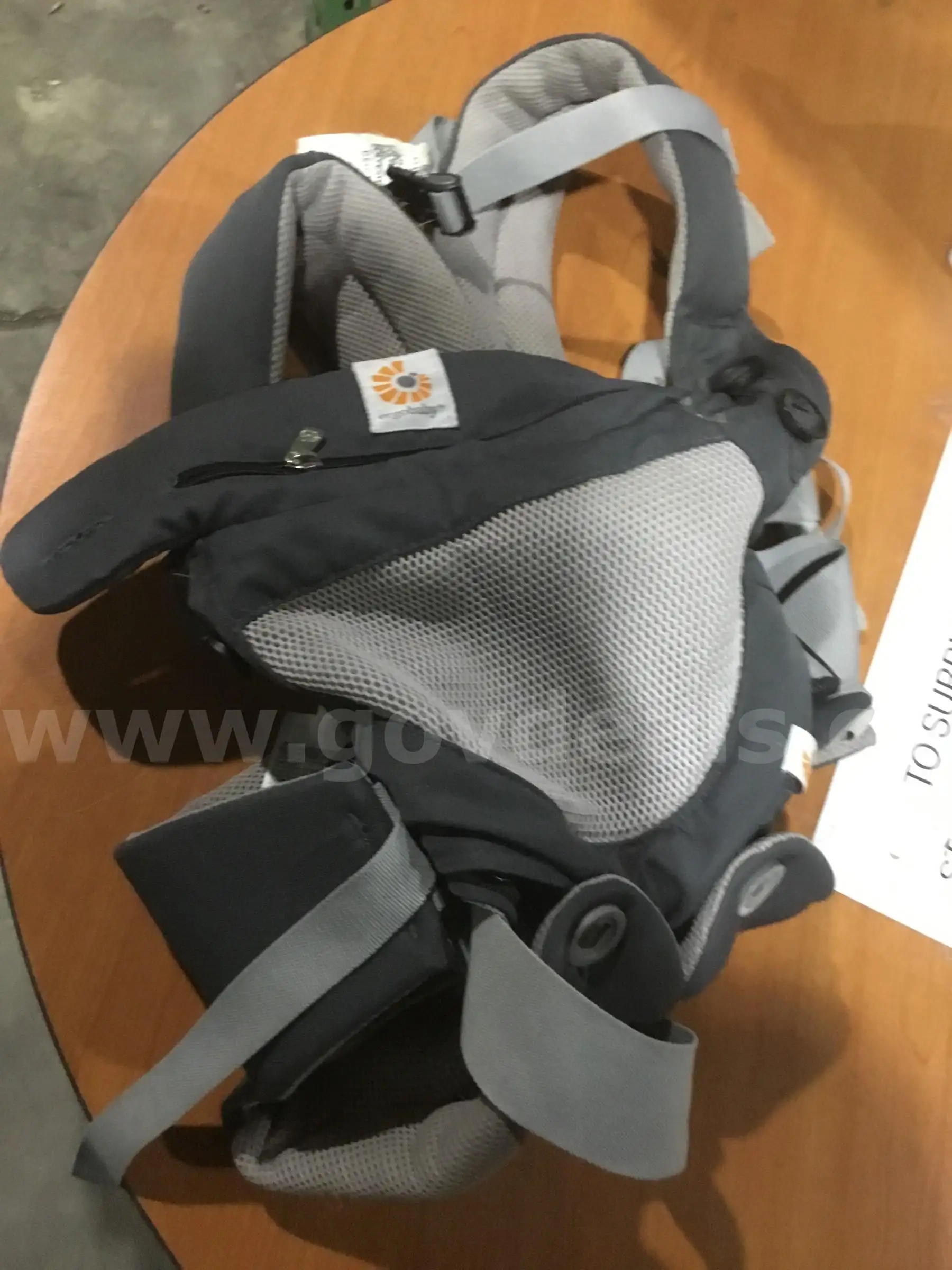 Gray Ergobaby backpack DH