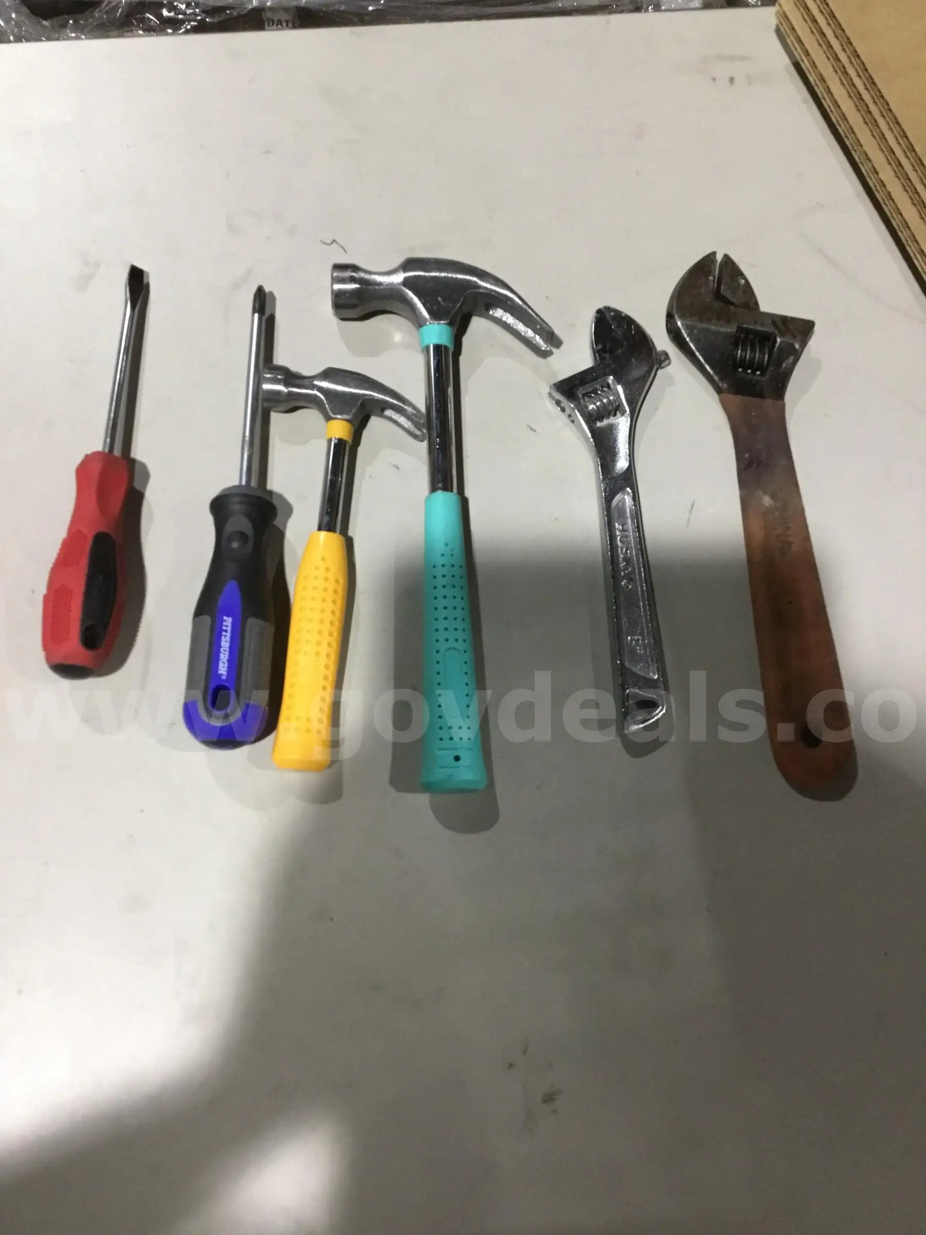 Lot of tools-chrome silver steel 8 wrench tool DH