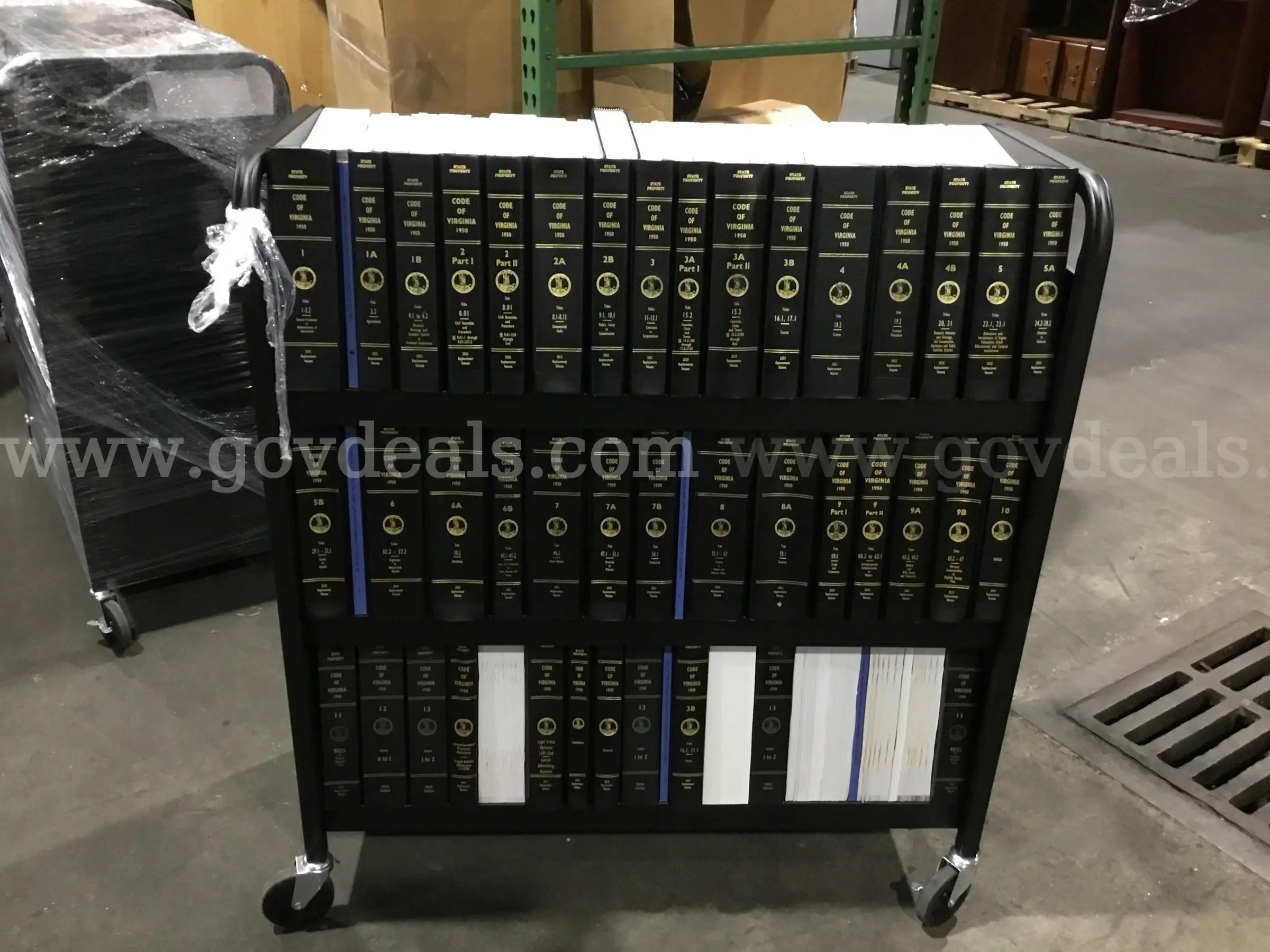 1 Cart of Code of Virginia Law Books 1950