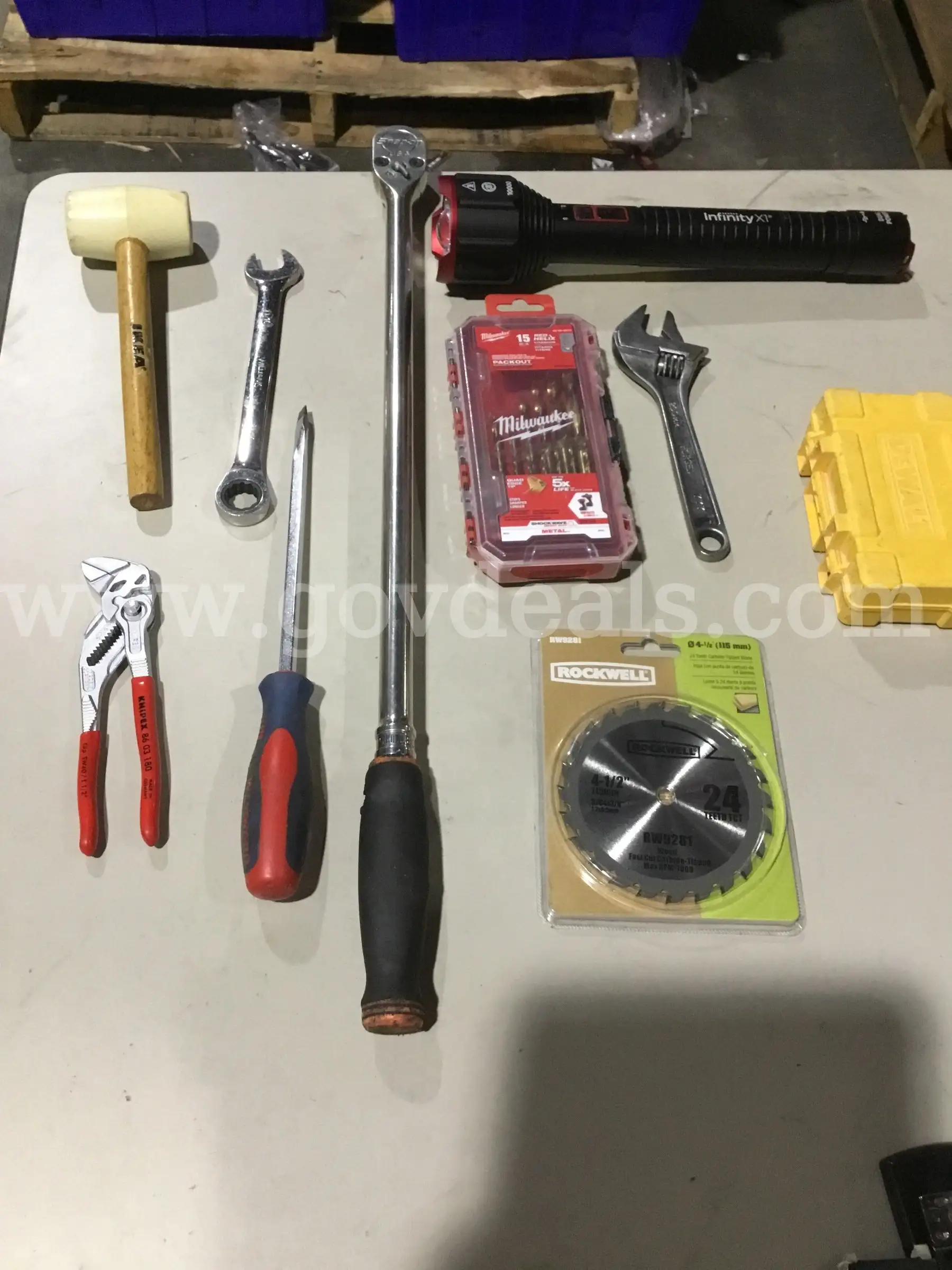 Lot of items-black & burgundy flashlight (IT TURNS ON) DH