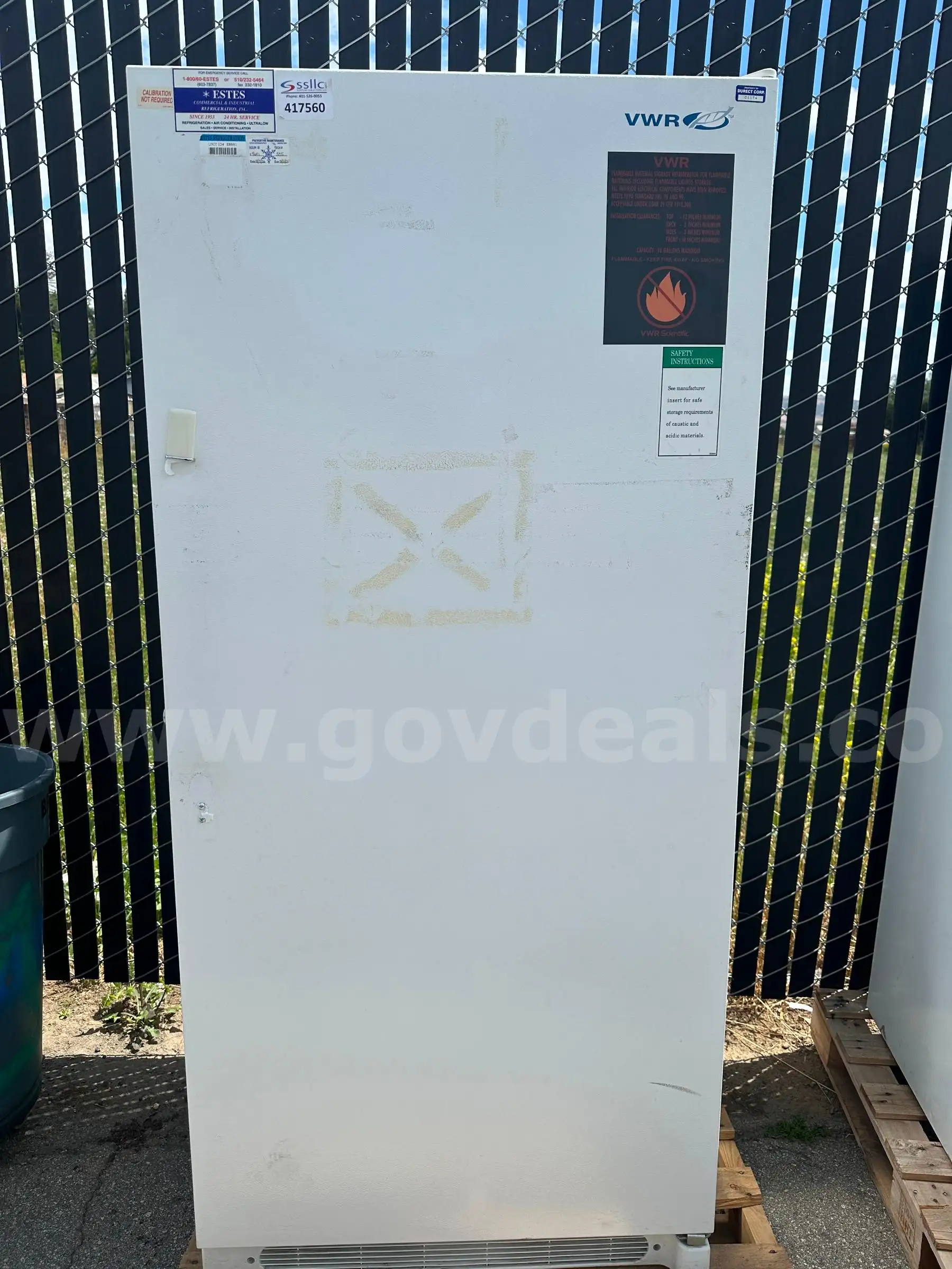 VWR Kendro R421FA14 Flammable Material Storage Laboratory Refrigerator