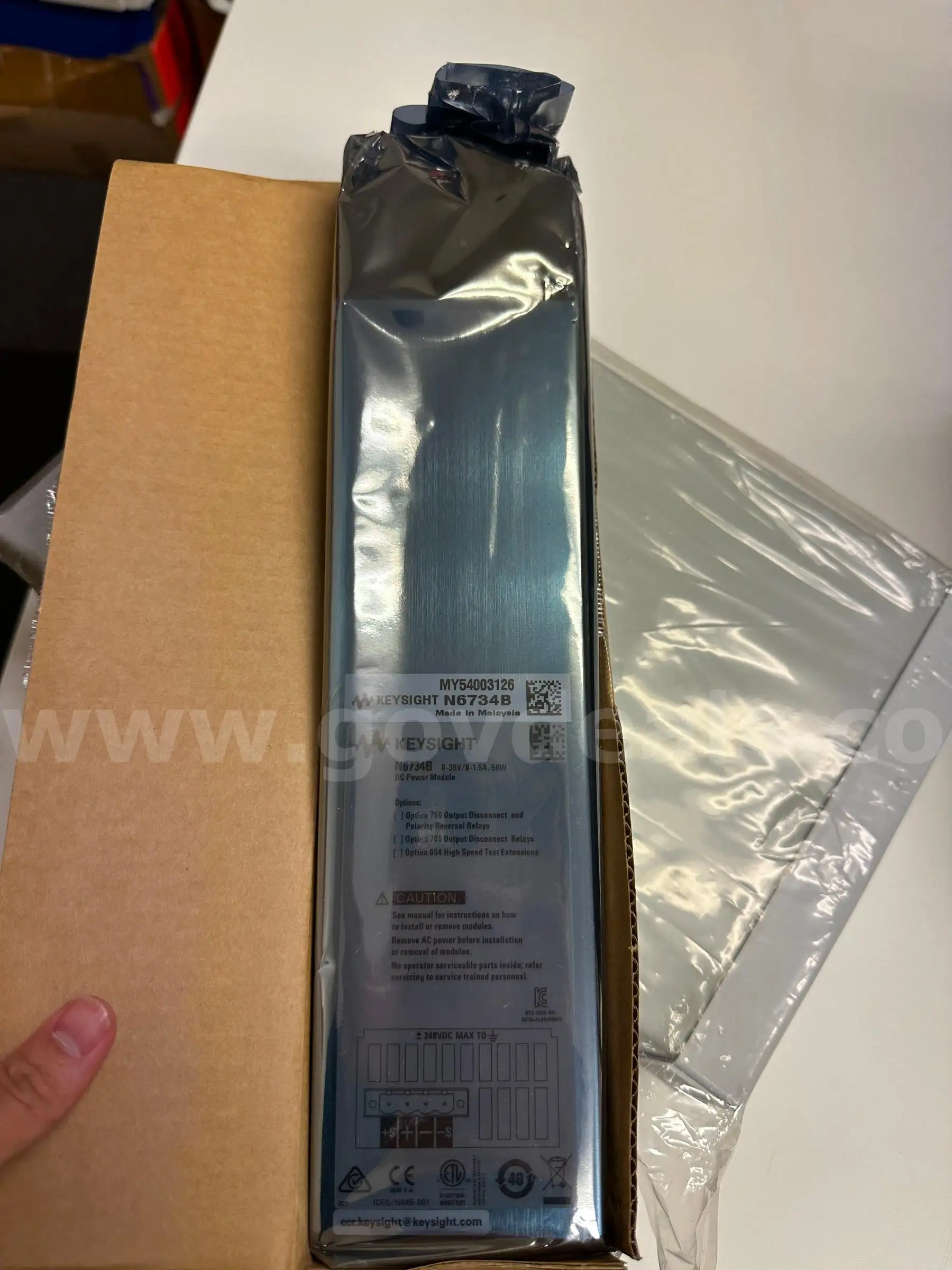 Keysight N6734B DC Power Module 0 35V 0 1.5A 50W N6700 Series