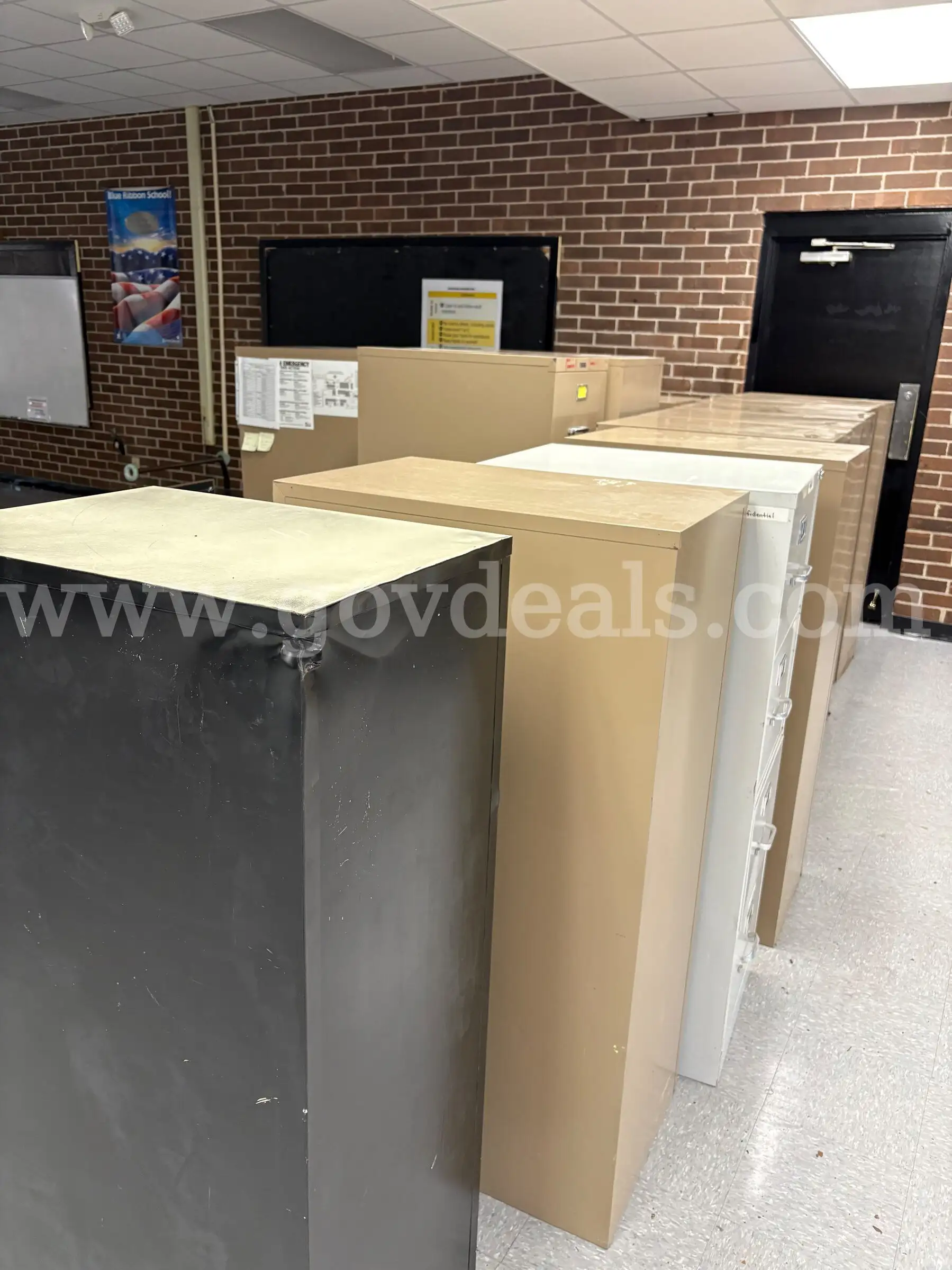 Approx. (20) Metal Filing Cabinets