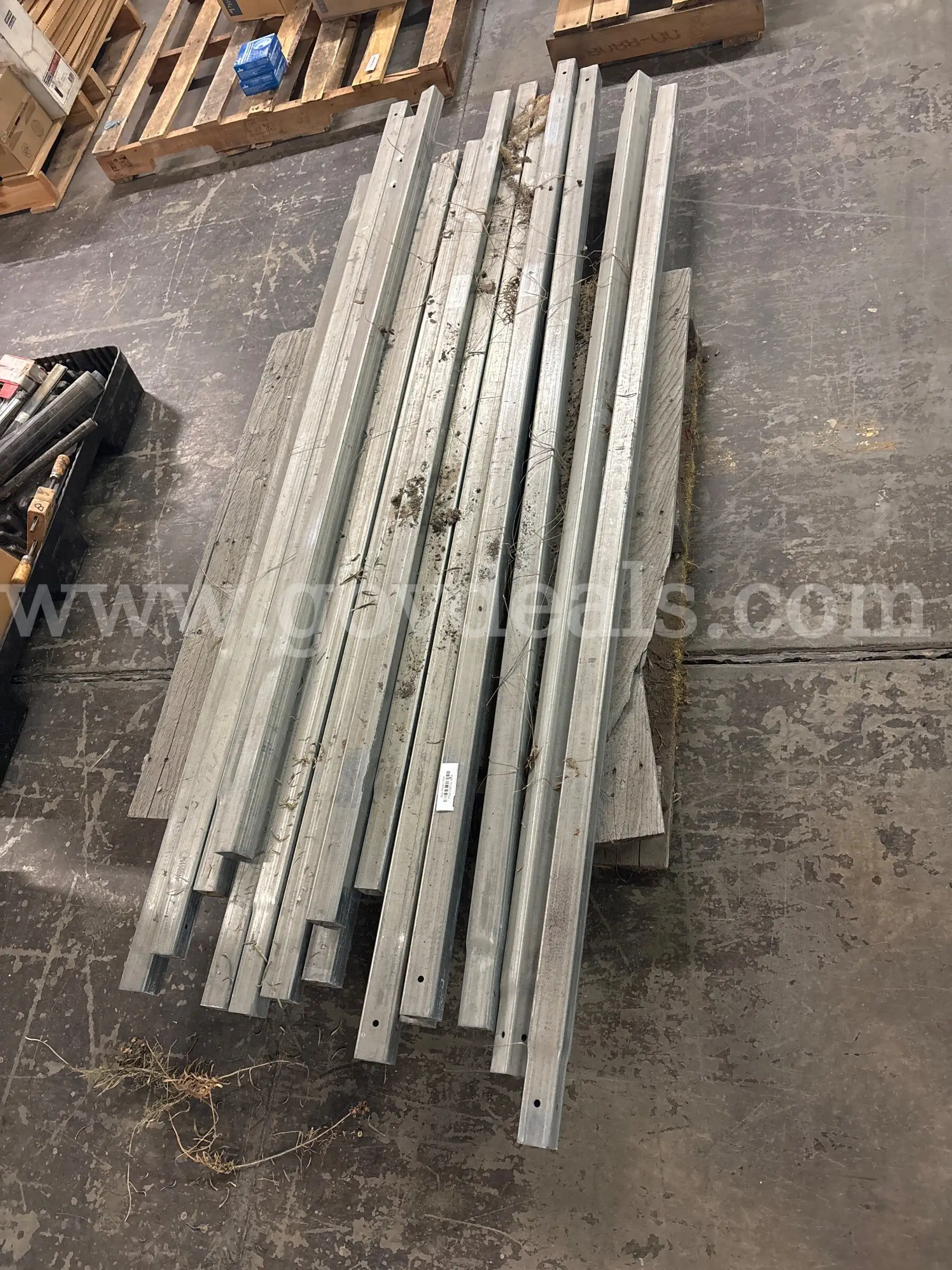 79” Metal Sign Posts (Lot of 15)