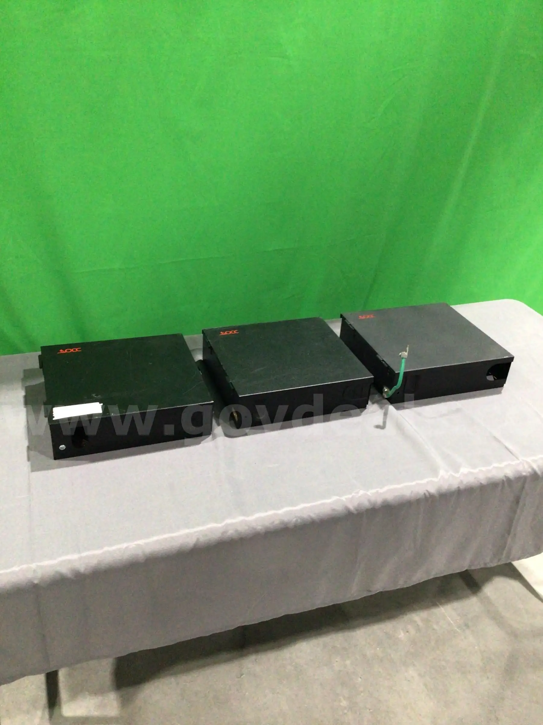 Lot of (3) Optical Cable Corporation Wall Mounts
